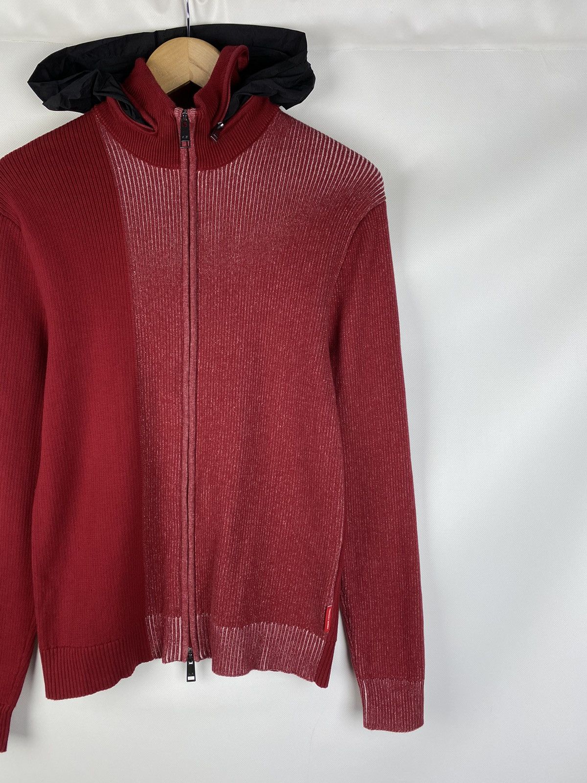 Armani Exchange Armani Exchange men’s full zip knitted hooded sweater size M Size US M / EU 48-50 / 2 - 3 Thumbnail
