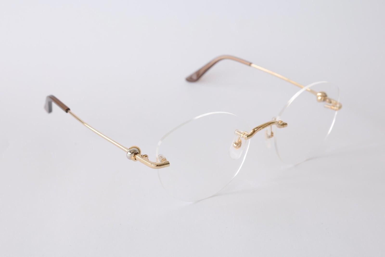 Cartier New Cartier eyewear optical eyeglasses CT0376O 001 gold Size ONE SIZE - 8 Thumbnail