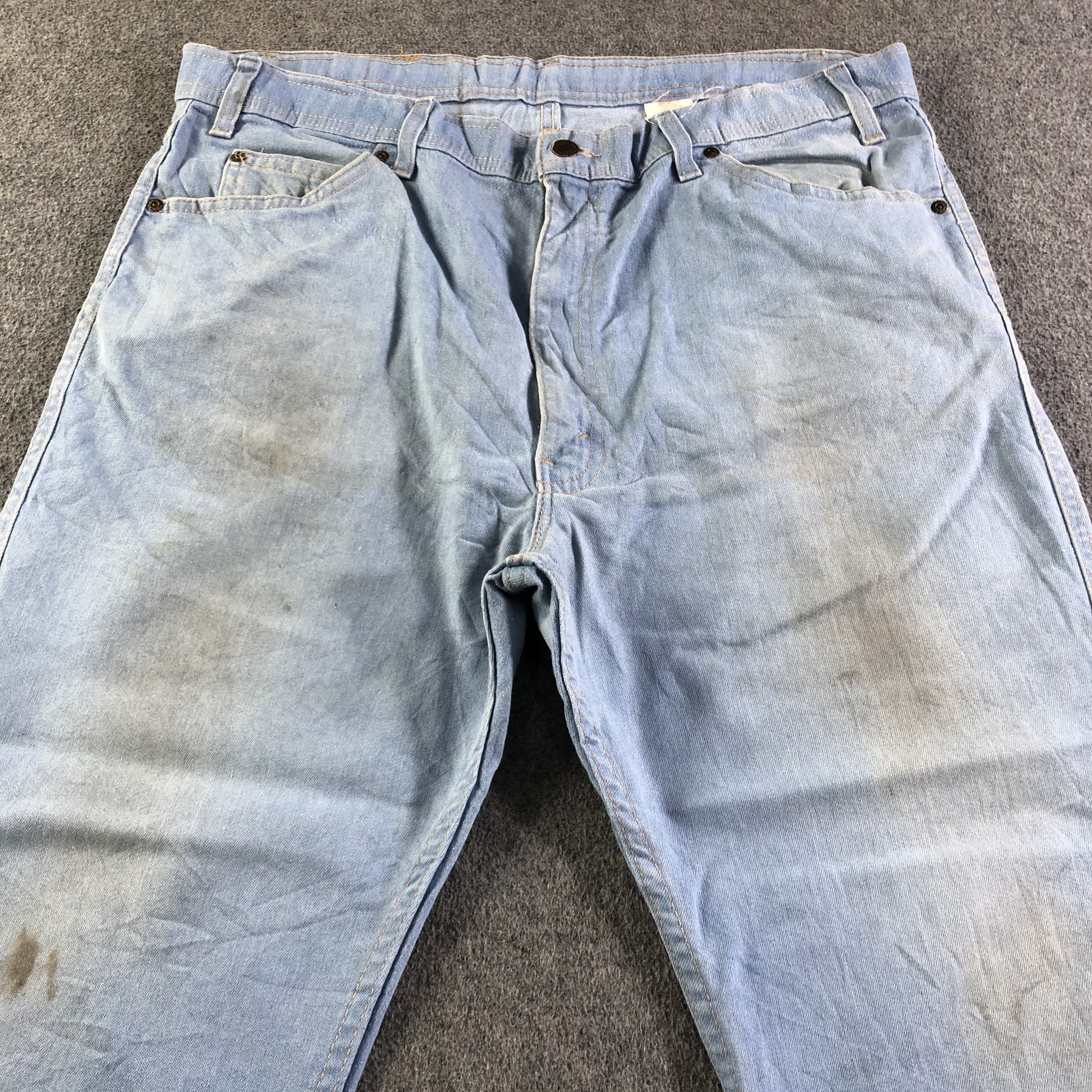 Levi's Vintage Blue Wash Levis Jeans-J4389 Size US 37 - 3 Thumbnail