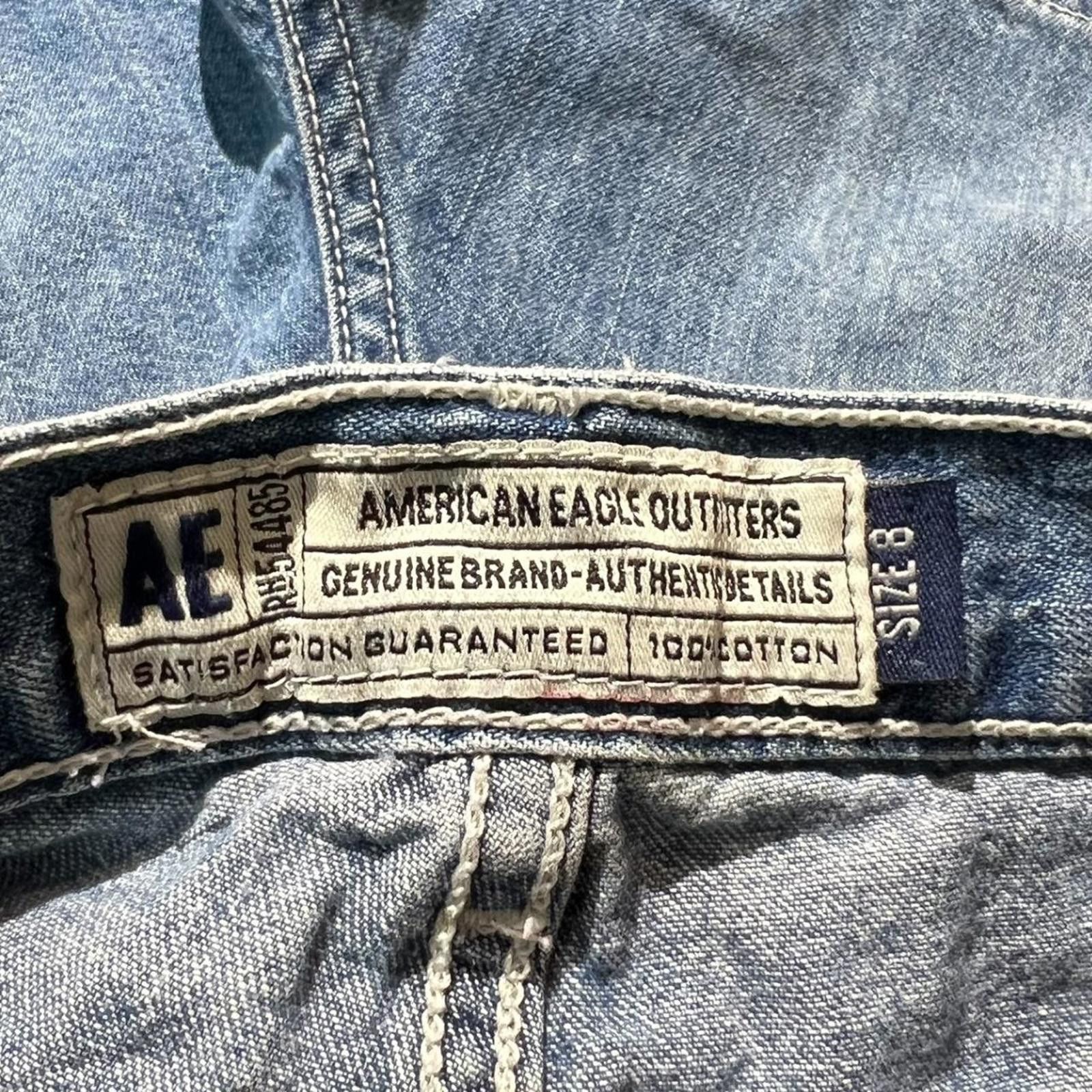 American Eagle Outfitters Vintage American Eagle Outfitters Denim Shorts Size 30" / US 8 / IT 44 - 4 Thumbnail
