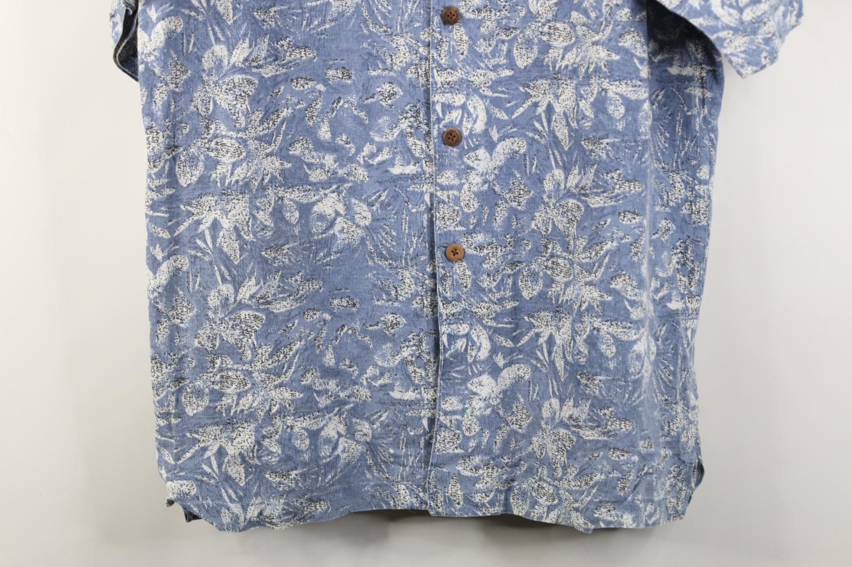 Vintage Vintage 90s Streetwear Flower Beach Hawaiian Button Shirt Size US L / EU 52-54 / 3 - 3 Thumbnail