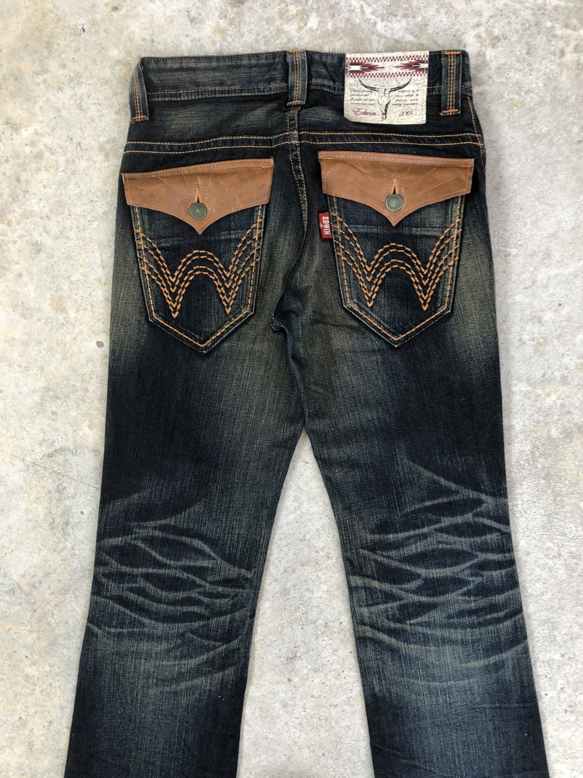 Who Decides War Edwin XU Flared Jeans Mudwash Distressed Size US 30 / EU 46 - 8 Thumbnail