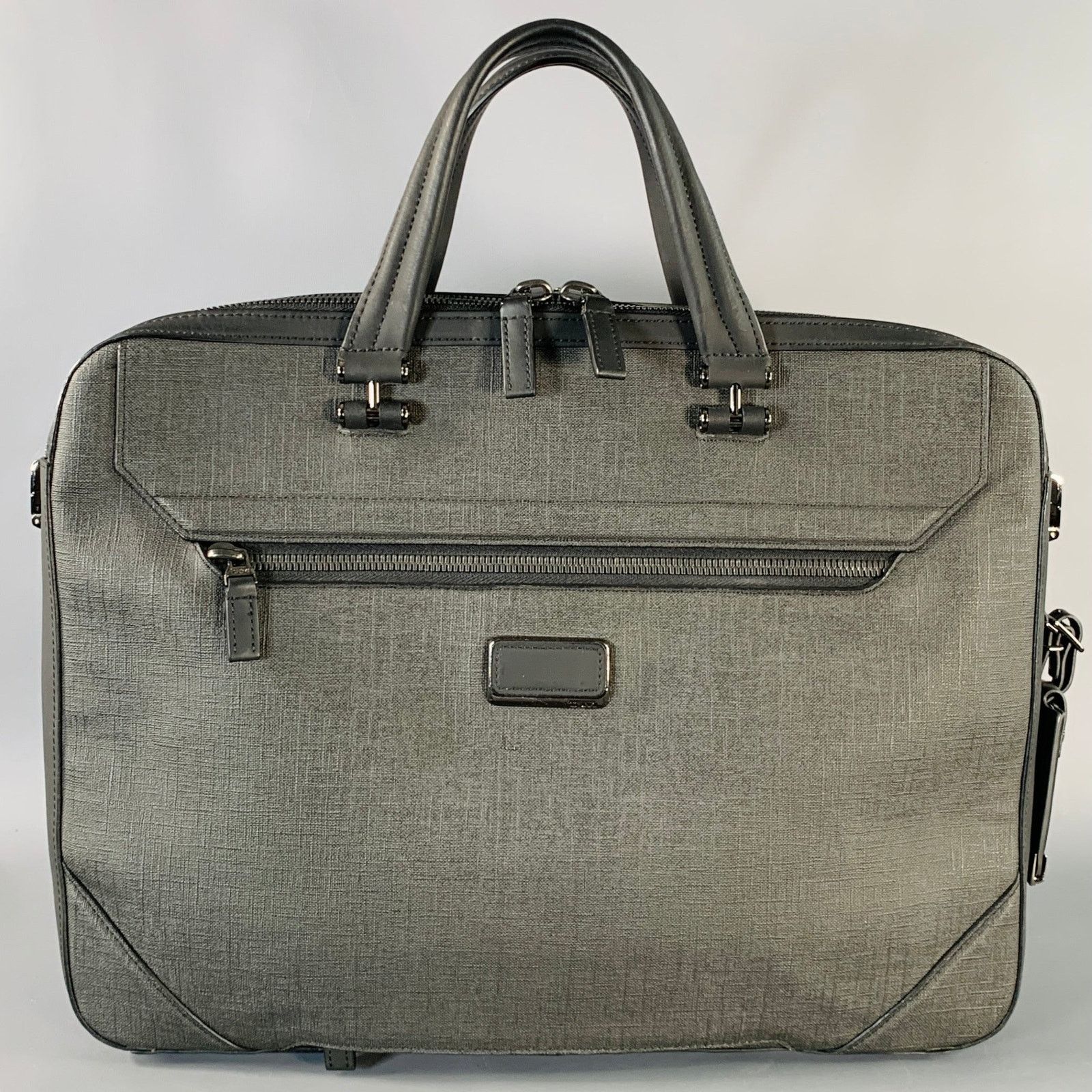 Tumi TUMI Black Coated Canvas Laptop Bag Size ONE SIZE - 4 Thumbnail