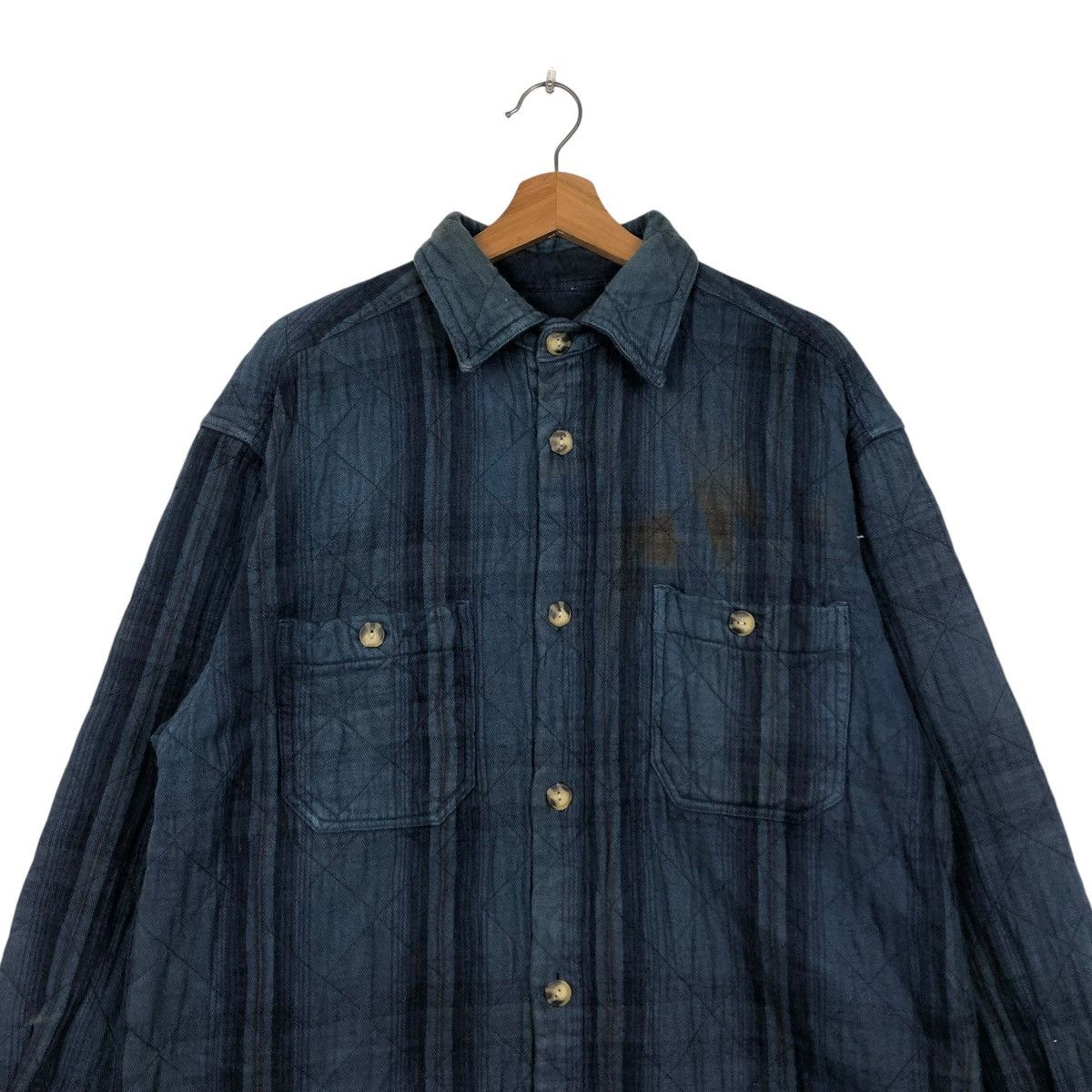 Flannel 🔥VINTAGE FLANNEL SHIRT JACKET JUNGLE STORM ISSEY MIYAKE Size US L / EU 52-54 / 3 - 4 Thumbnail