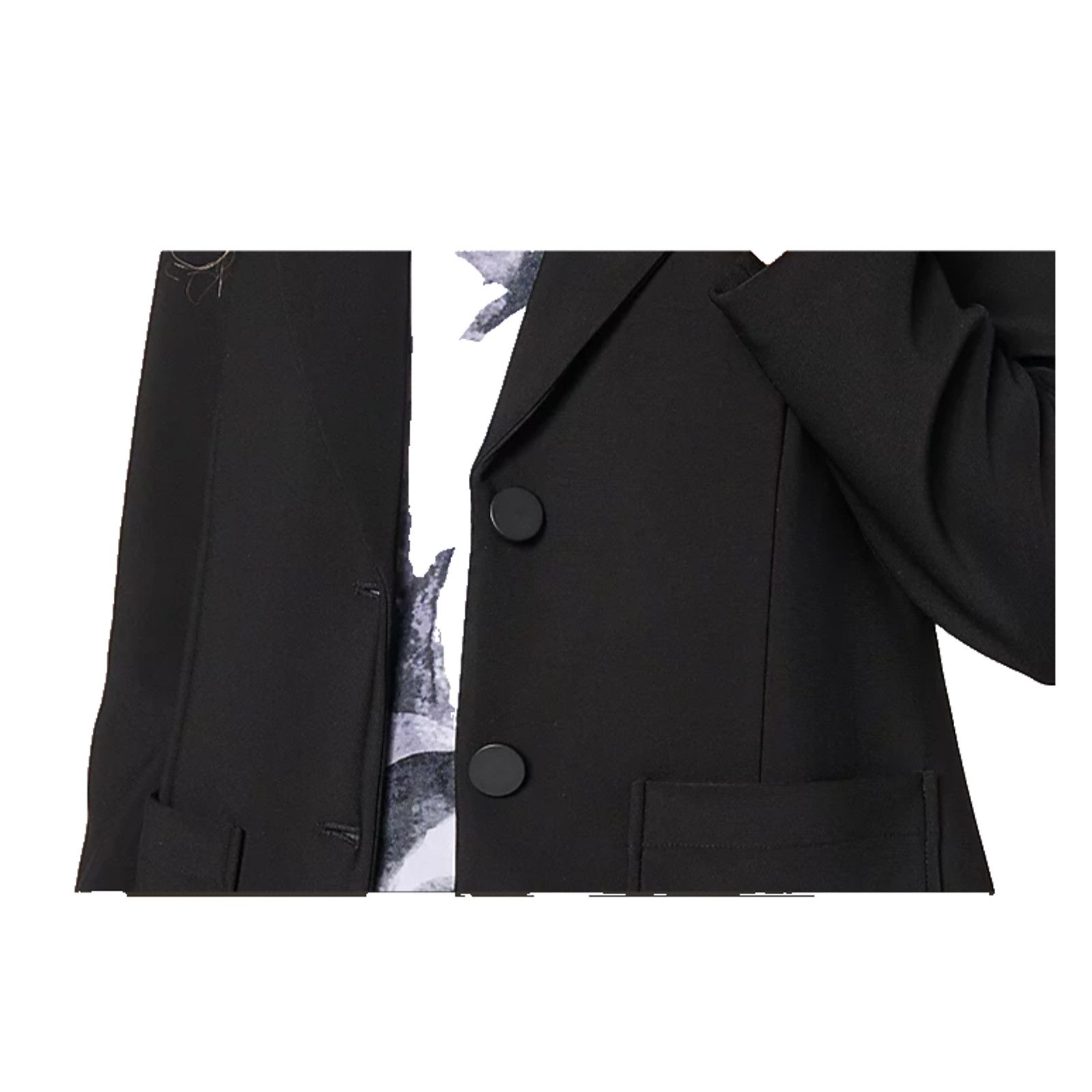 Susana Monaco Susan Graver Brushed Back LK Fusion Notch Petite L A706768 Size L / US 10 / IT 46 - 2 Thumbnail