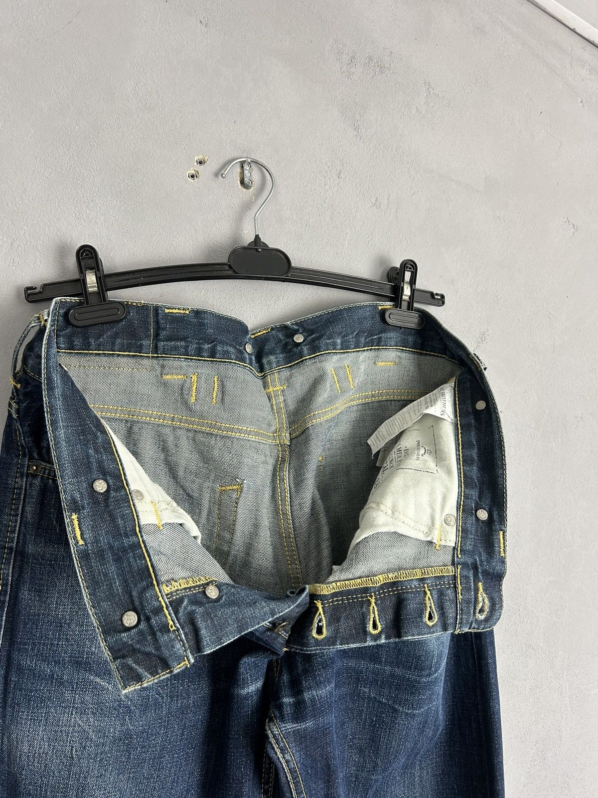 Pike Brothers Pike Brothers Roamer Selvedge Denim W36 L38 Waist Adjuster Size US 36 / EU 52 - 16 Thumbnail