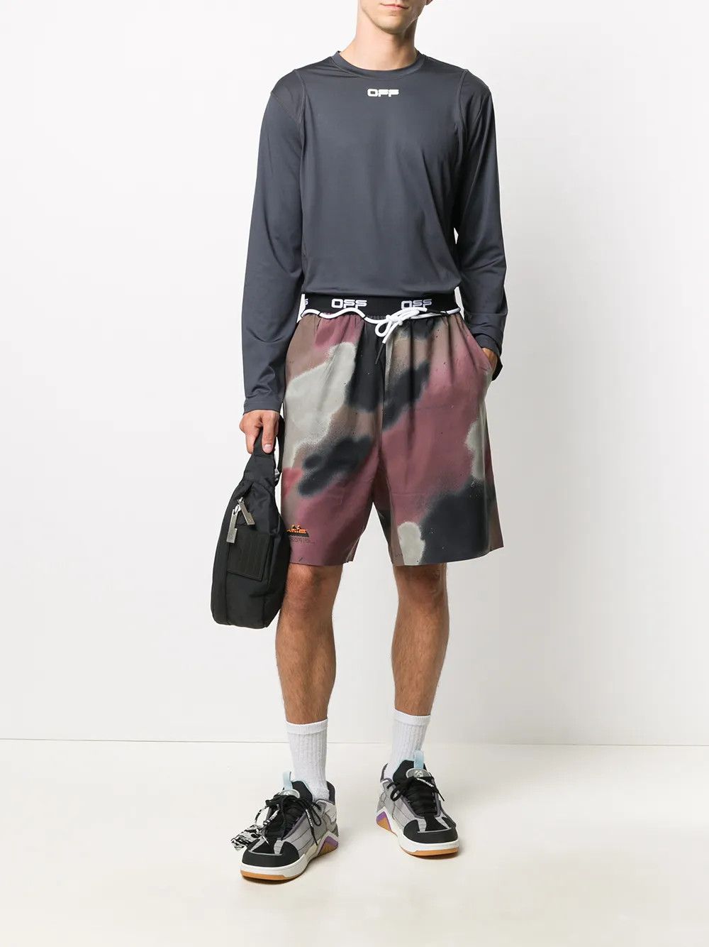 Off-White o1gr1nt0125 Active L/S T-Shirt in Dark Grey Size US S / EU 44-46 / 1 - 2 Thumbnail
