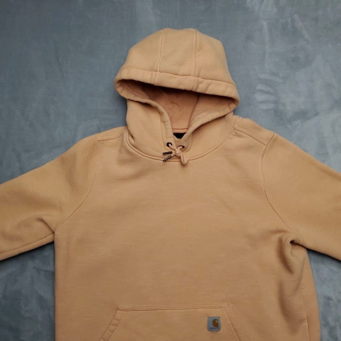 Carhartt VINTAGE Carhartt Hoodie Womens L Orange Heavyweight Hooded Sweatshirt Work 102790 Size L / US 10 / IT 46 - 6 Thumbnail