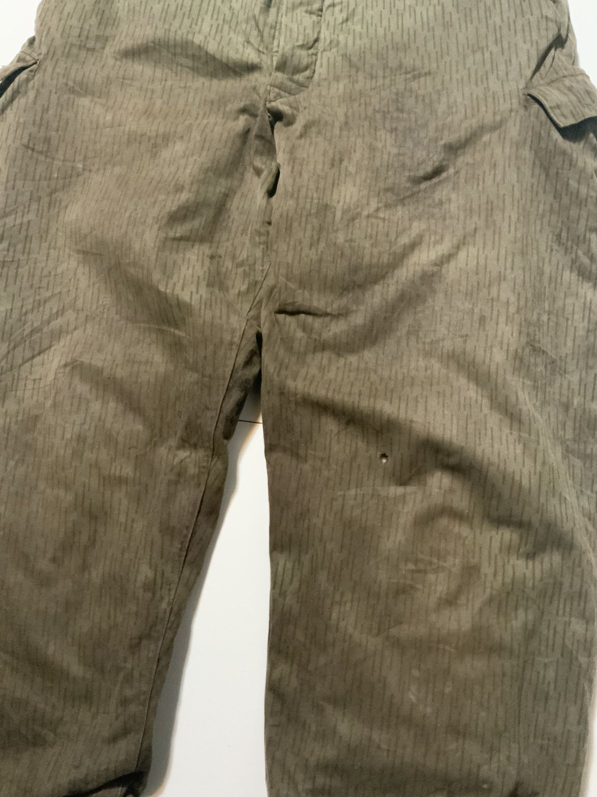 Vintage M48 East German Army Strichtarn Cargo Camo Cold War Pants Size US 38 / EU 54 - 7 Thumbnail