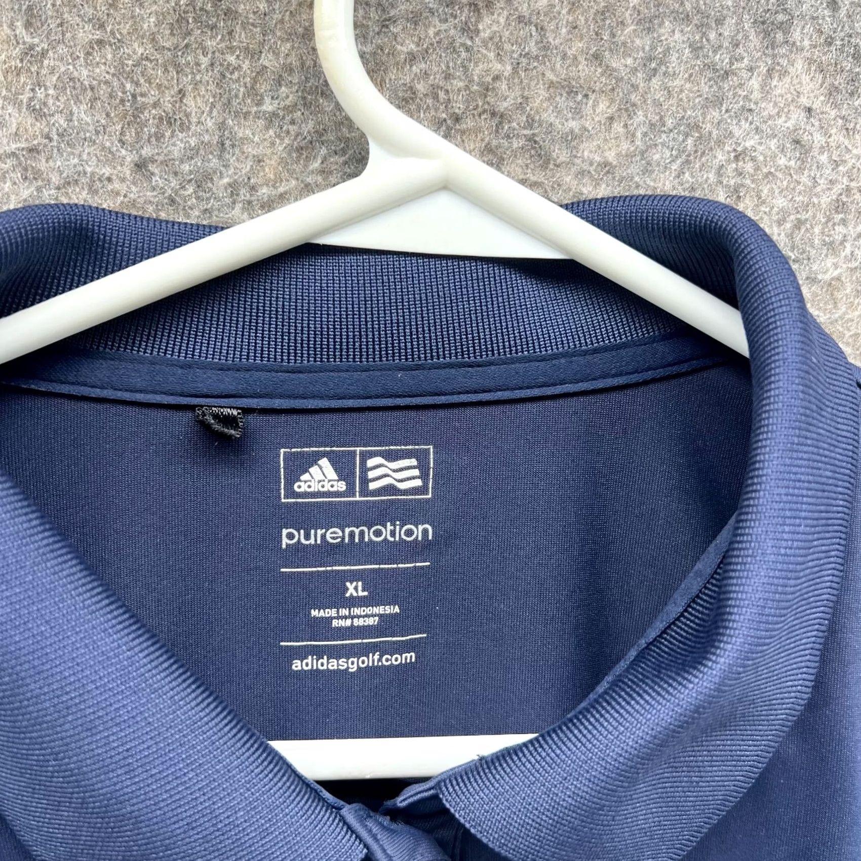 Adidas VINTAGE Adidas Polo Shirt Women XL Blue Knit Short Sleeve Button Collared Polo Women XL Blue All Seasons Size XL / US 12-14 / IT 48-50 - 3 Thumbnail