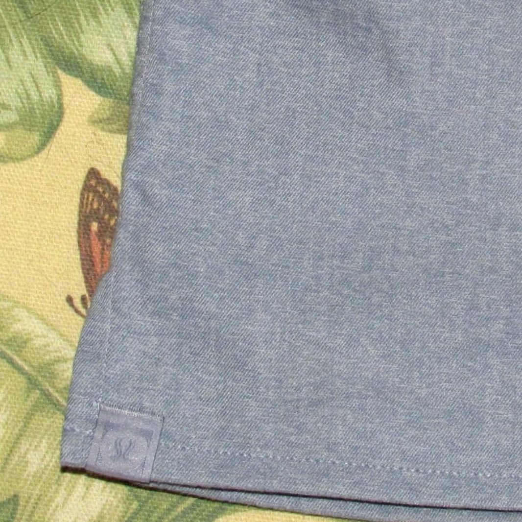 Lululemon LULULEMON Blue Long Sleeve Button Down Commission Shirt Medium Mens Size US M / EU 48-50 / 2 - 3 Thumbnail