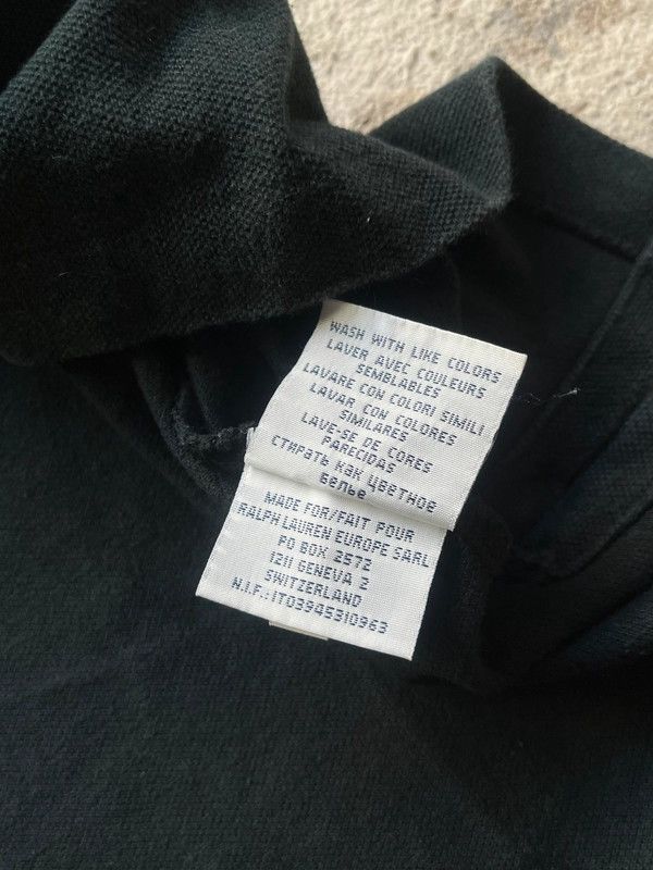 Polo Ralph Lauren Polo Ralph Lauren Black Red Small Pony Polo Shirt Sz L Size US L / EU 52-54 / 3 - 7 Thumbnail
