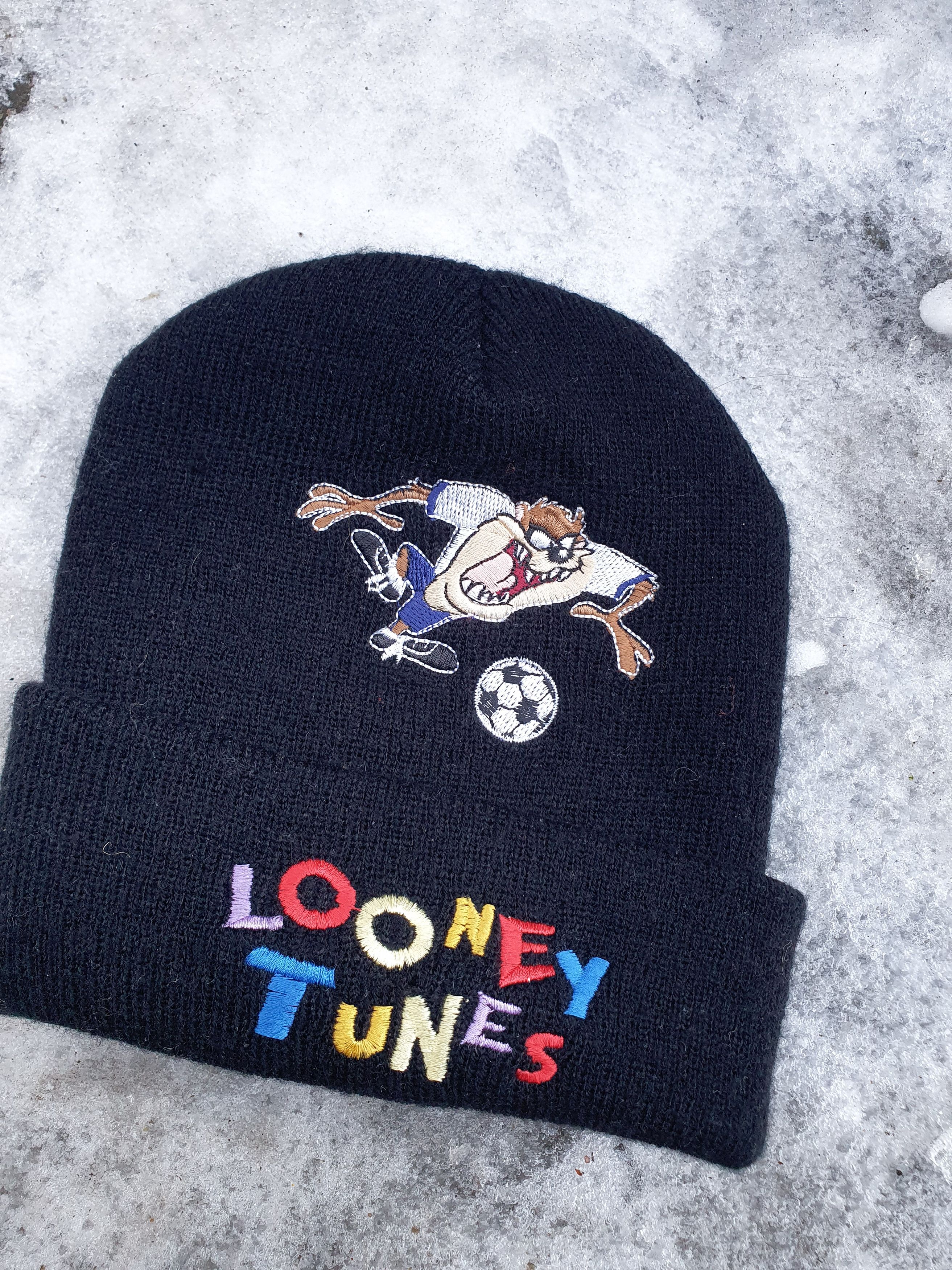 Vintage × Warner Bros Looney Tunes Warner Bros Taz Tazmanian Devil Vtg 1997 Beanie Size ONE SIZE - 1 Thumbnail