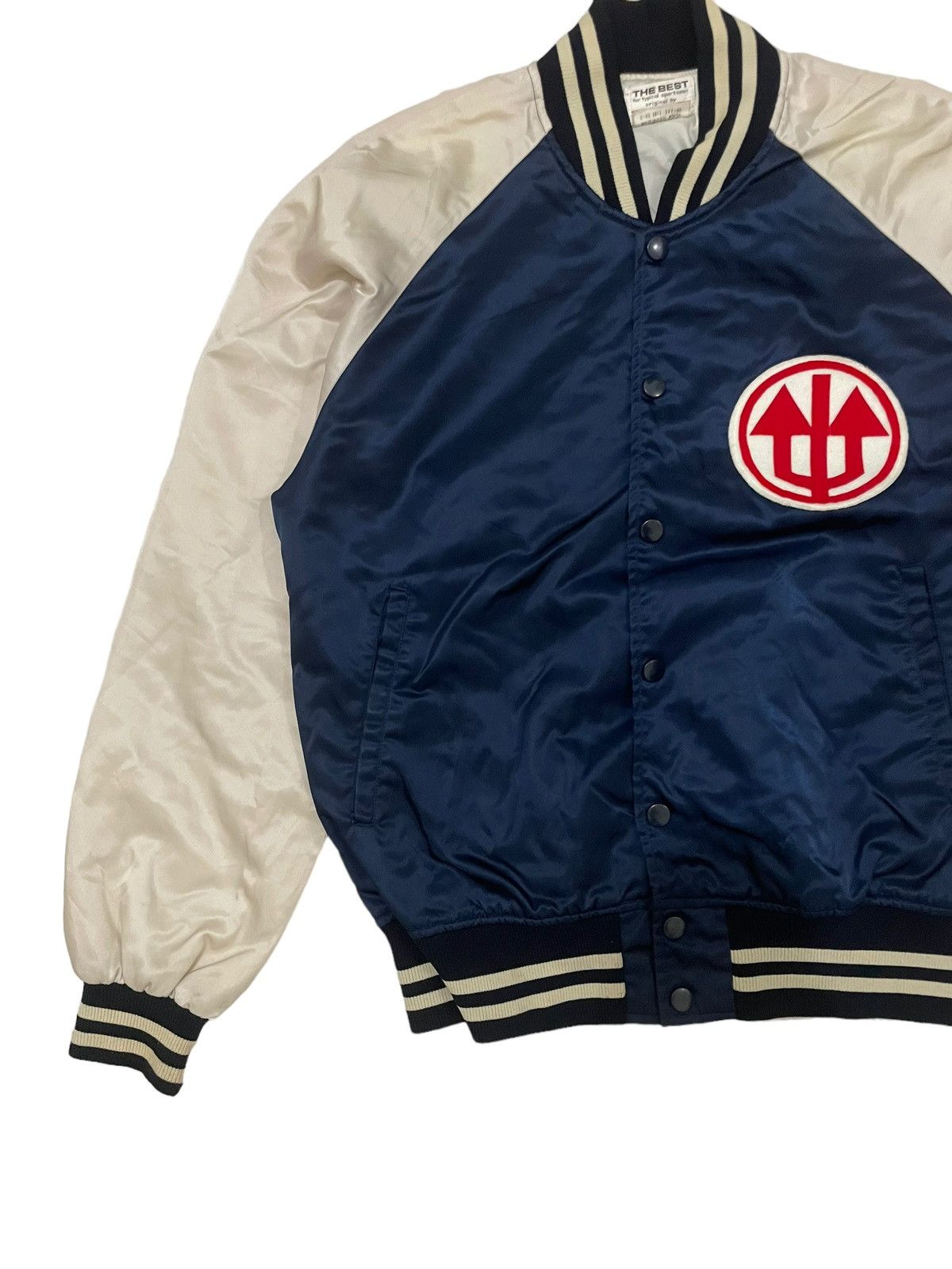 Hysteric Glamour × Japanese Brand × Vintage Vintage Satin Descente Varsity Jacket Size US M / EU 48-50 / 2 - 2 Thumbnail