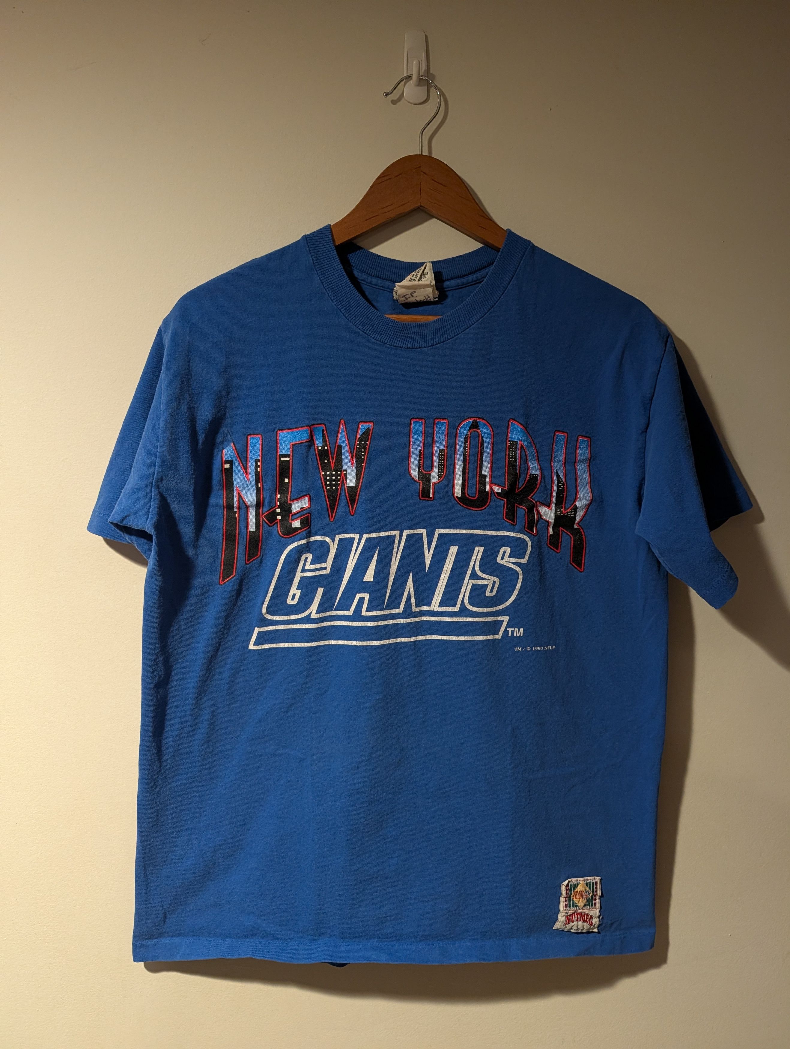 NFL VINTAGE 1993 New York Giants T-Shirt Mens L Nutmeg Mills Size US L / EU 52-54 / 3 - 1 Thumbnail