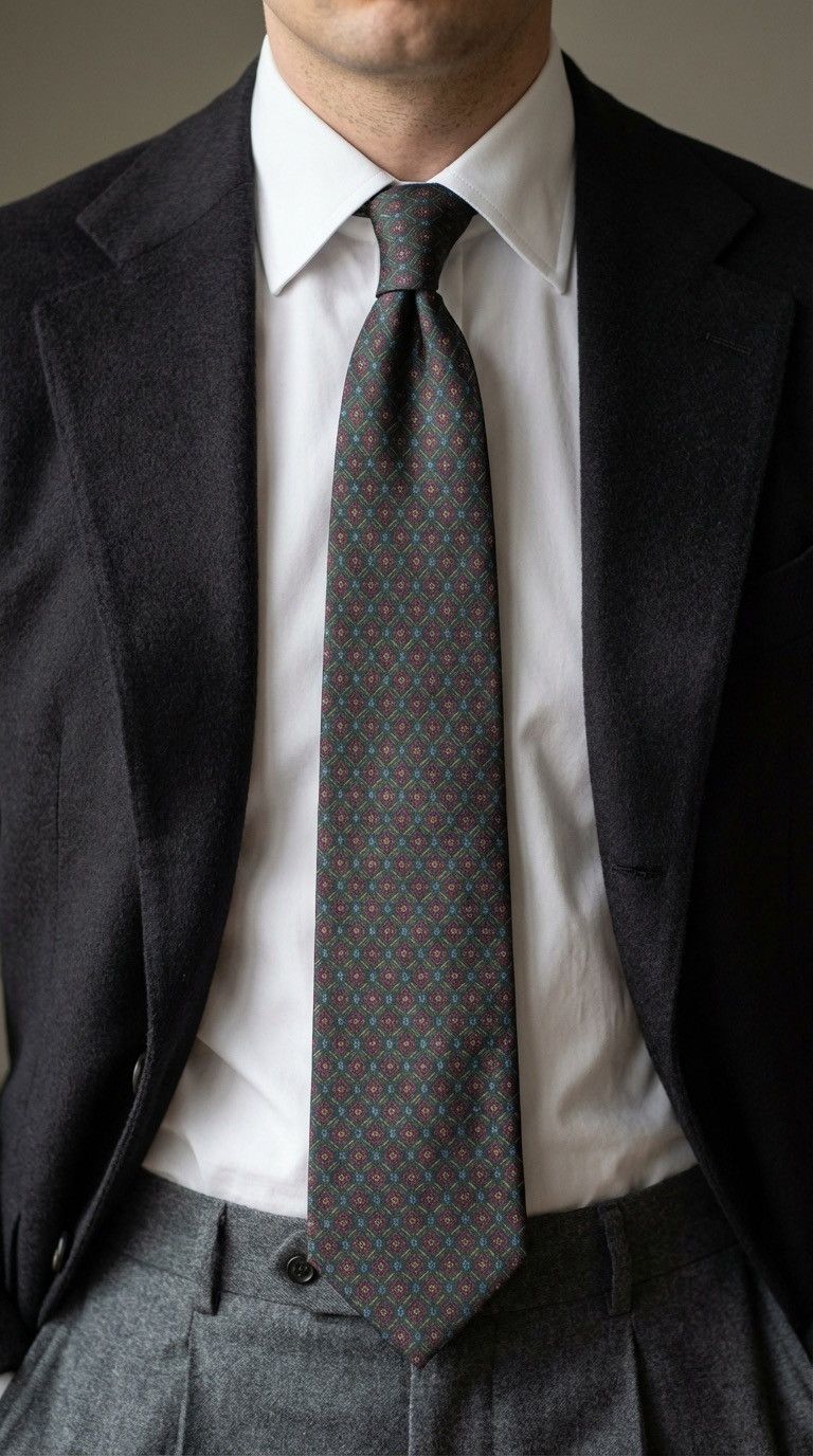 Pierre Balmain Pierre Balmain Paris 100% silk Tie Necktie Men Top Luxury Size ONE SIZE - 1 Thumbnail