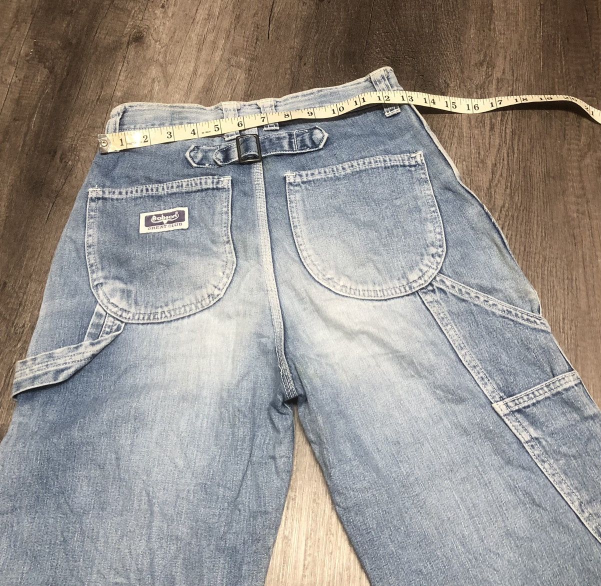 Japanese Brand × Vintage Vintage Bobson Great Club Jeans Carpenter Size US 27 - 6 Thumbnail