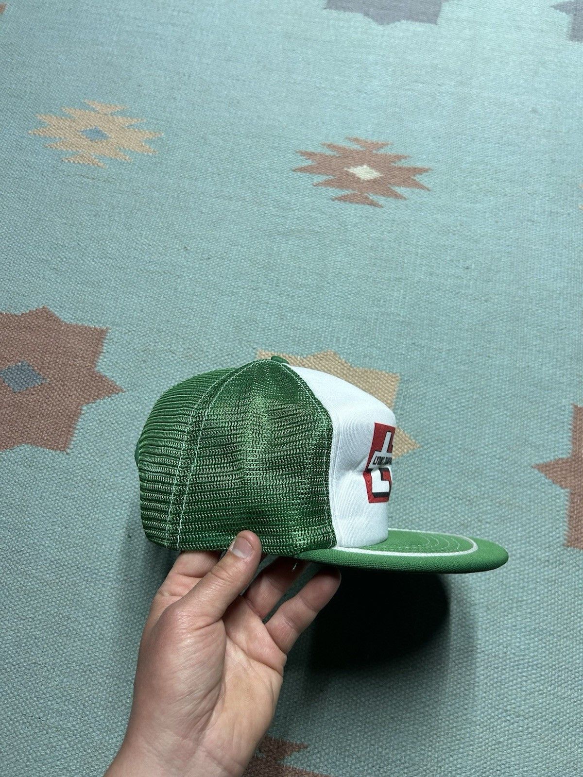 Vintage Vtg trucker hat mesh Lyons Transportation lines LTL snapback Size ONE SIZE - 9 Thumbnail