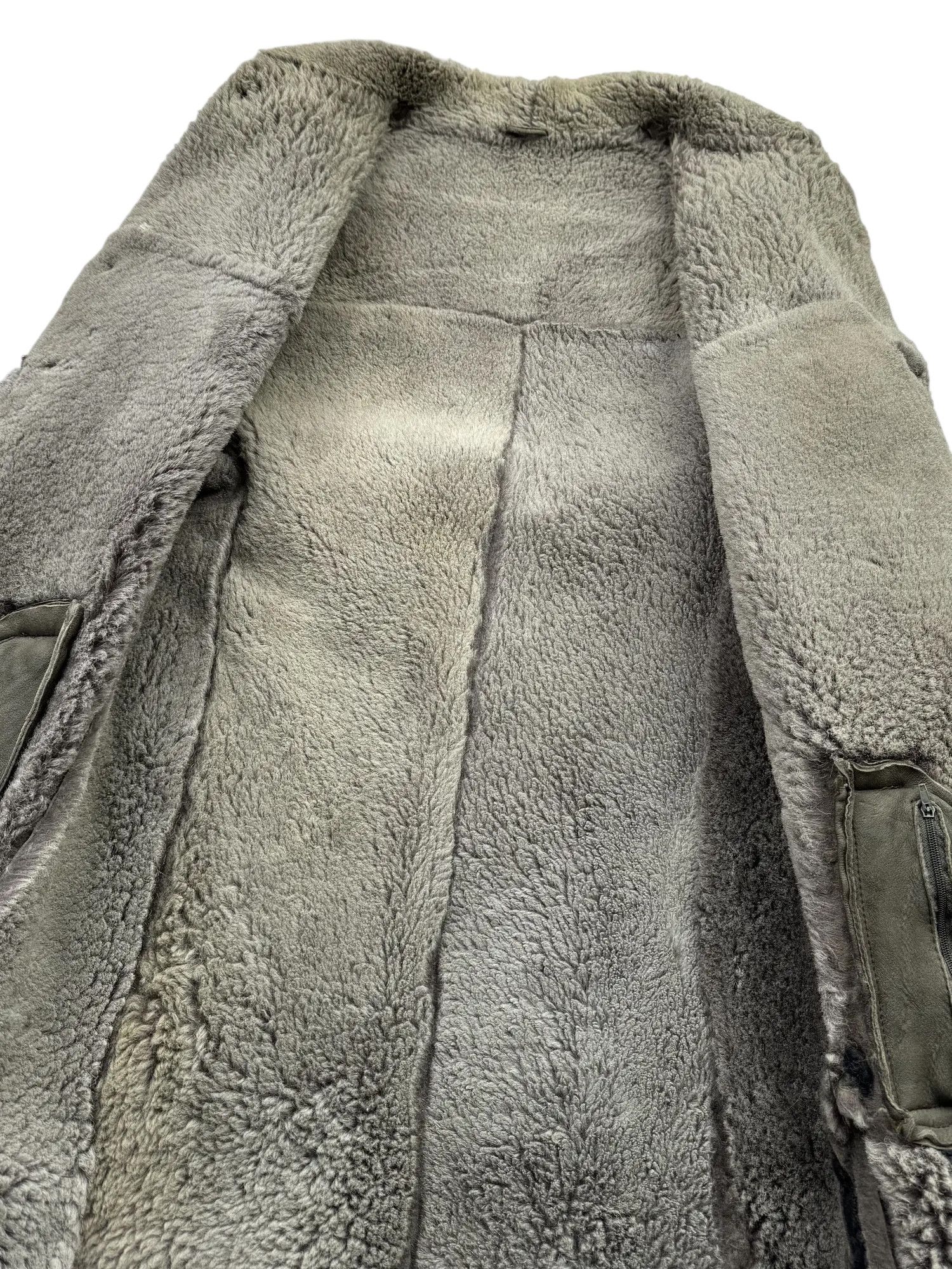 Vintage Y2K Real Sheepskin Coat(V291) Size M / US 6-8 / IT 42-44 - 4 Thumbnail