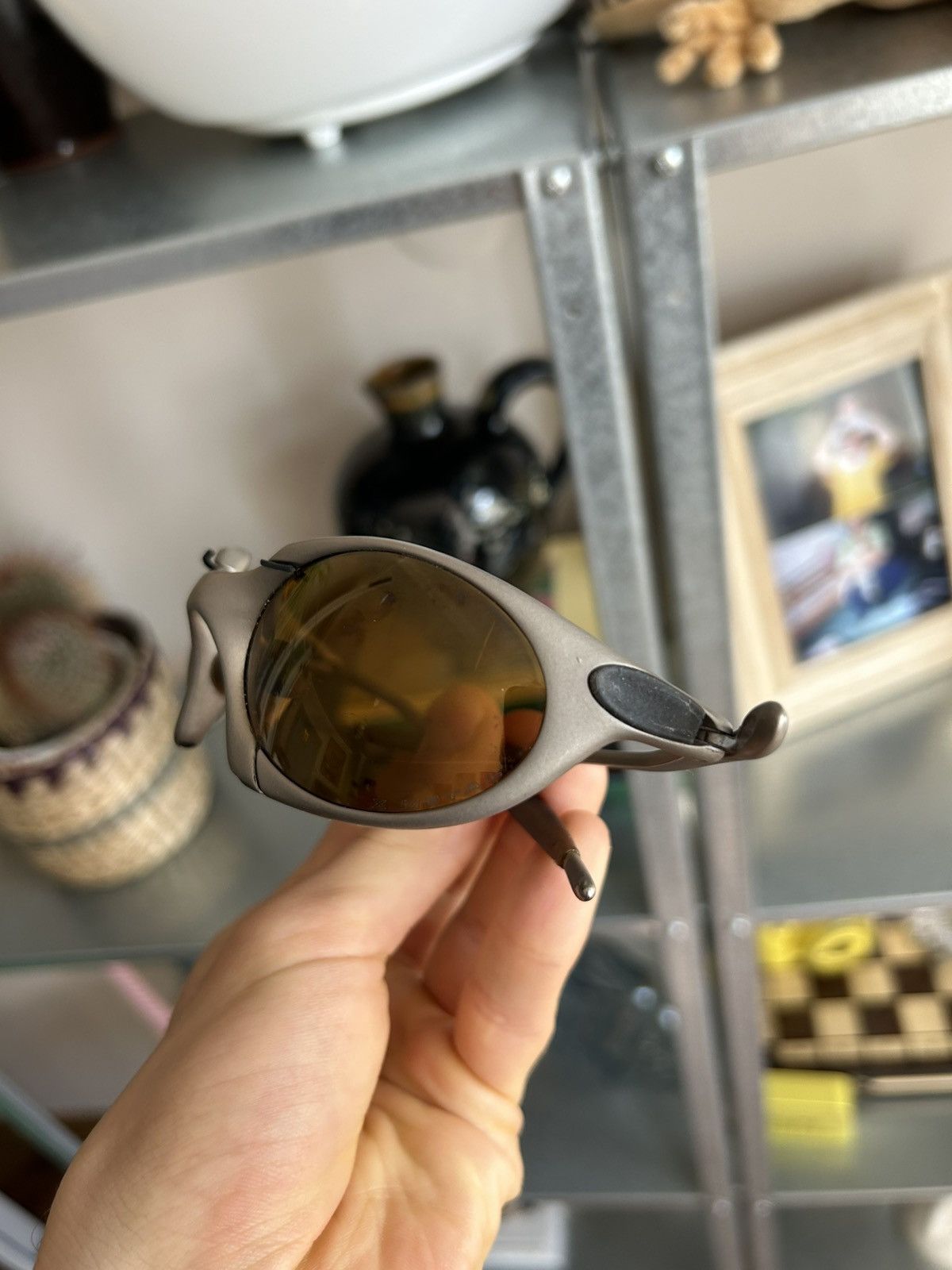 Oakley Vintage Oakley Romeo X Metal 90s Ultra Rare Archive Designer Size ONE SIZE - 4 Thumbnail