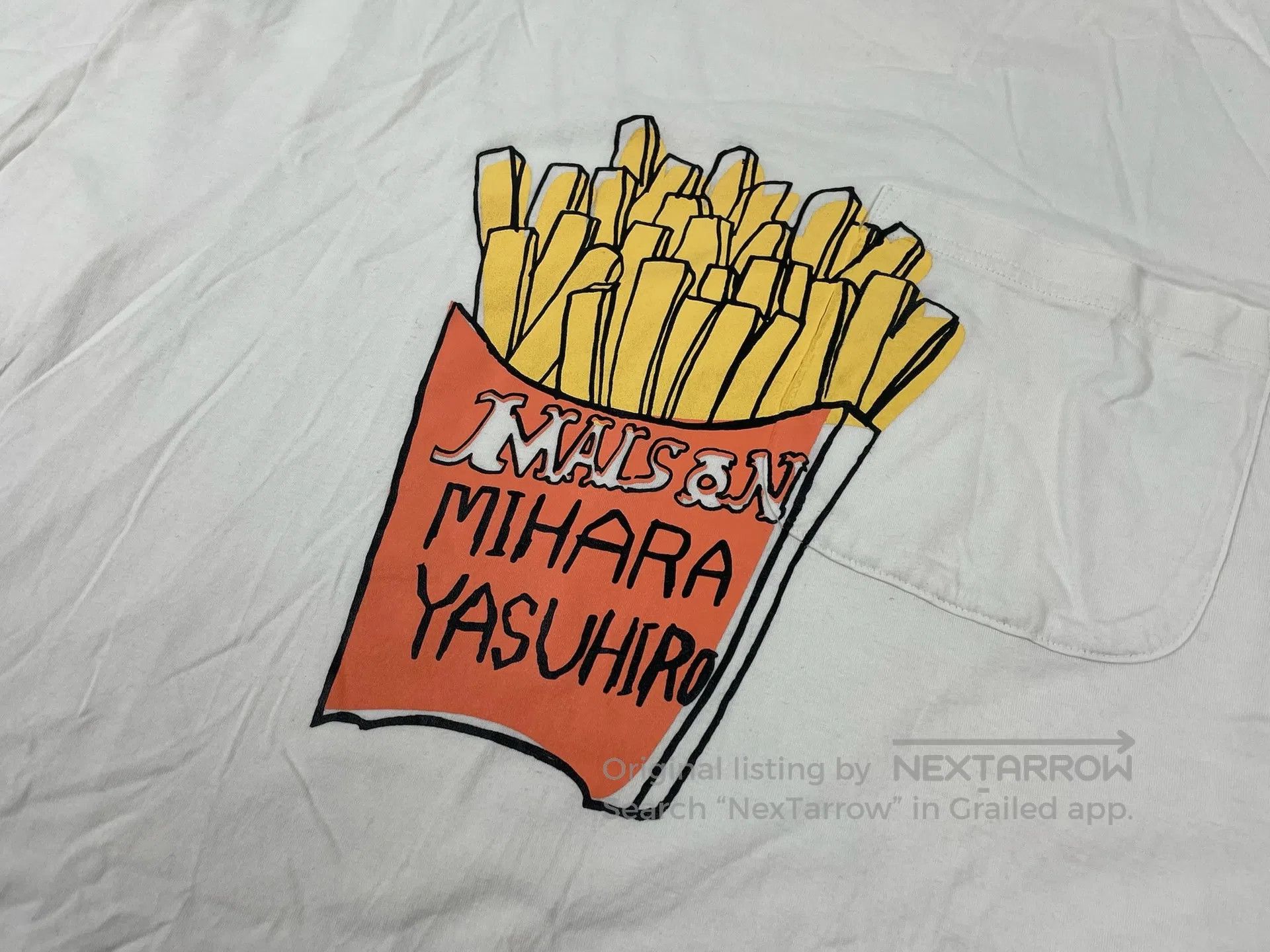 Maison Margiela Maison Margiela Fries Printed Loose Short Sleeve Size US S / EU 44-46 / 1 - 5 Thumbnail