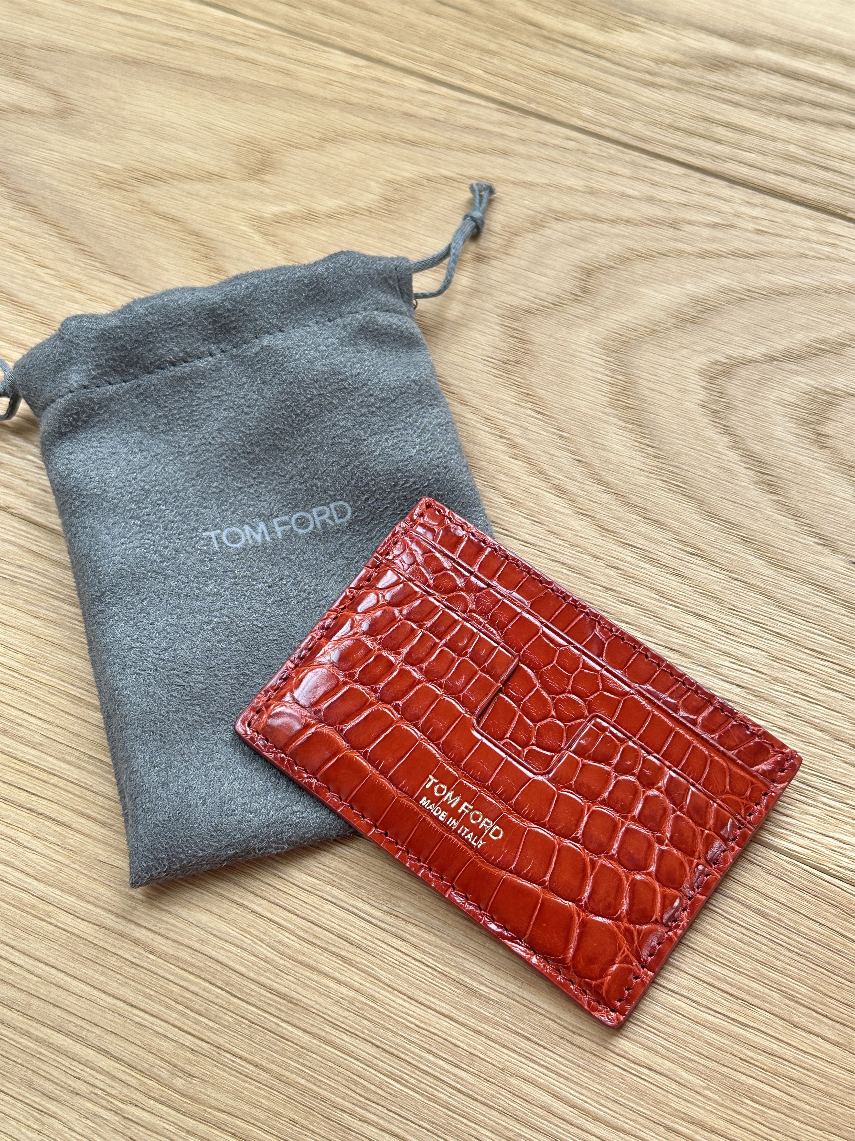 Tom Ford Tom Ford alligator cardholder/wallet Size ONE SIZE - 1 Thumbnail