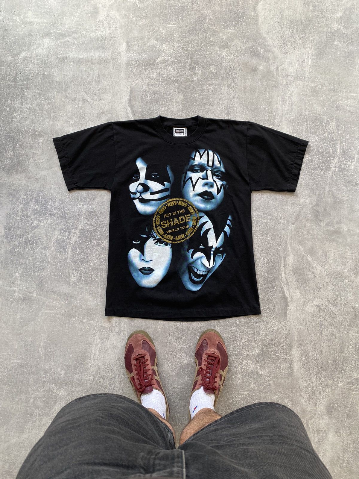 Band Tees × KISS × Vintage Vintage Kiss Hot In The Shade Single Stitch T-shirt Size US L / EU 52-54 / 3 - 1 Thumbnail