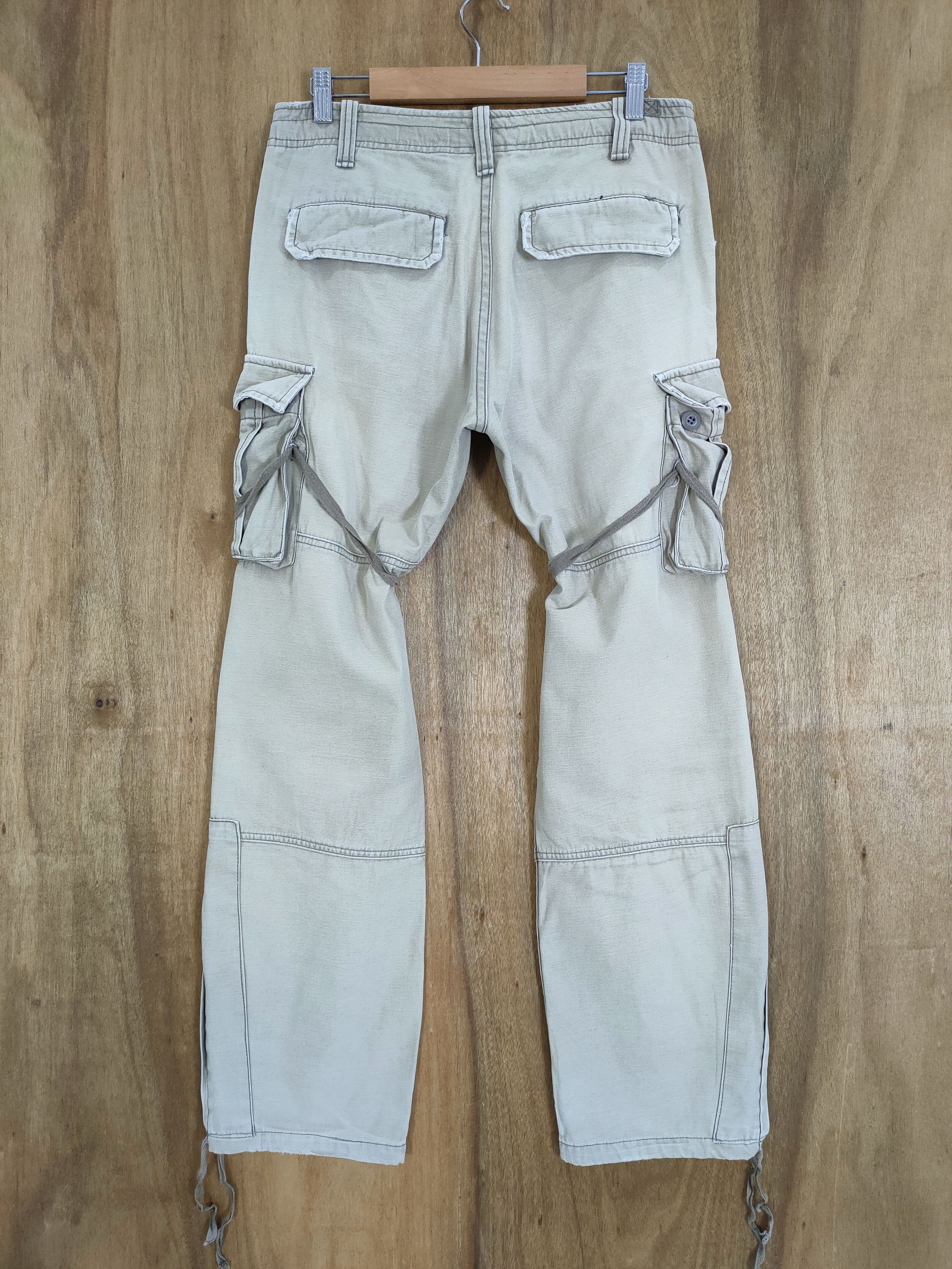 Japanese Brand VINTAGE JUNGLE STORM BONDAGE CARGO PANTS Size US 30 / EU 46 - 8 Thumbnail