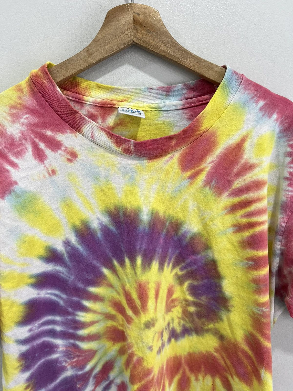 Japanese Brand Vintage Tie Dye Single Stitched Tee Shirt Size US XL / EU 56 / 4 - 2 Thumbnail
