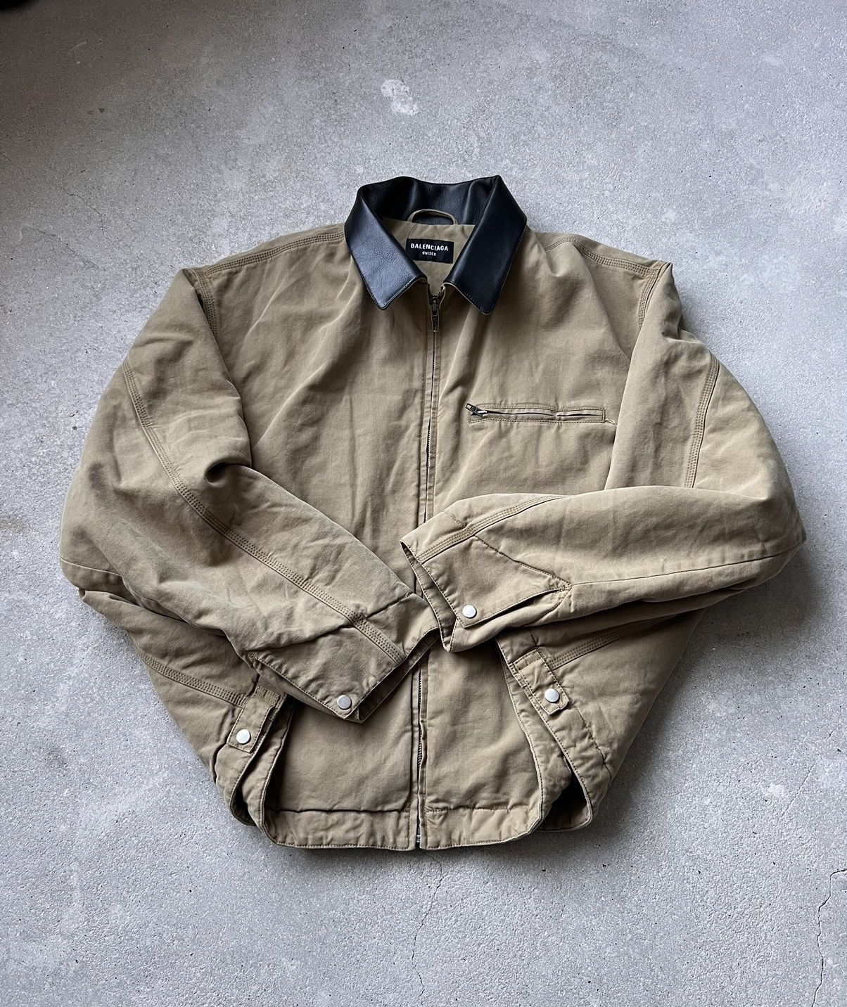 Balenciaga Balenciaga Worker Jacket Canvas Size US L / EU 52-54 / 3 - 16 Thumbnail