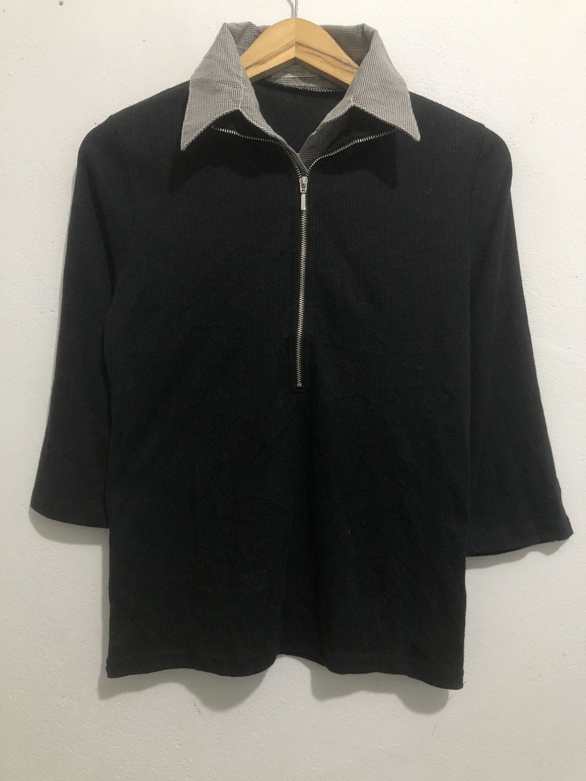 If Six Was Nine Japan Gothic zipper Double Layer LongSleeve Rock Punk Style Size L / US 10 / IT 46 - 2 Thumbnail