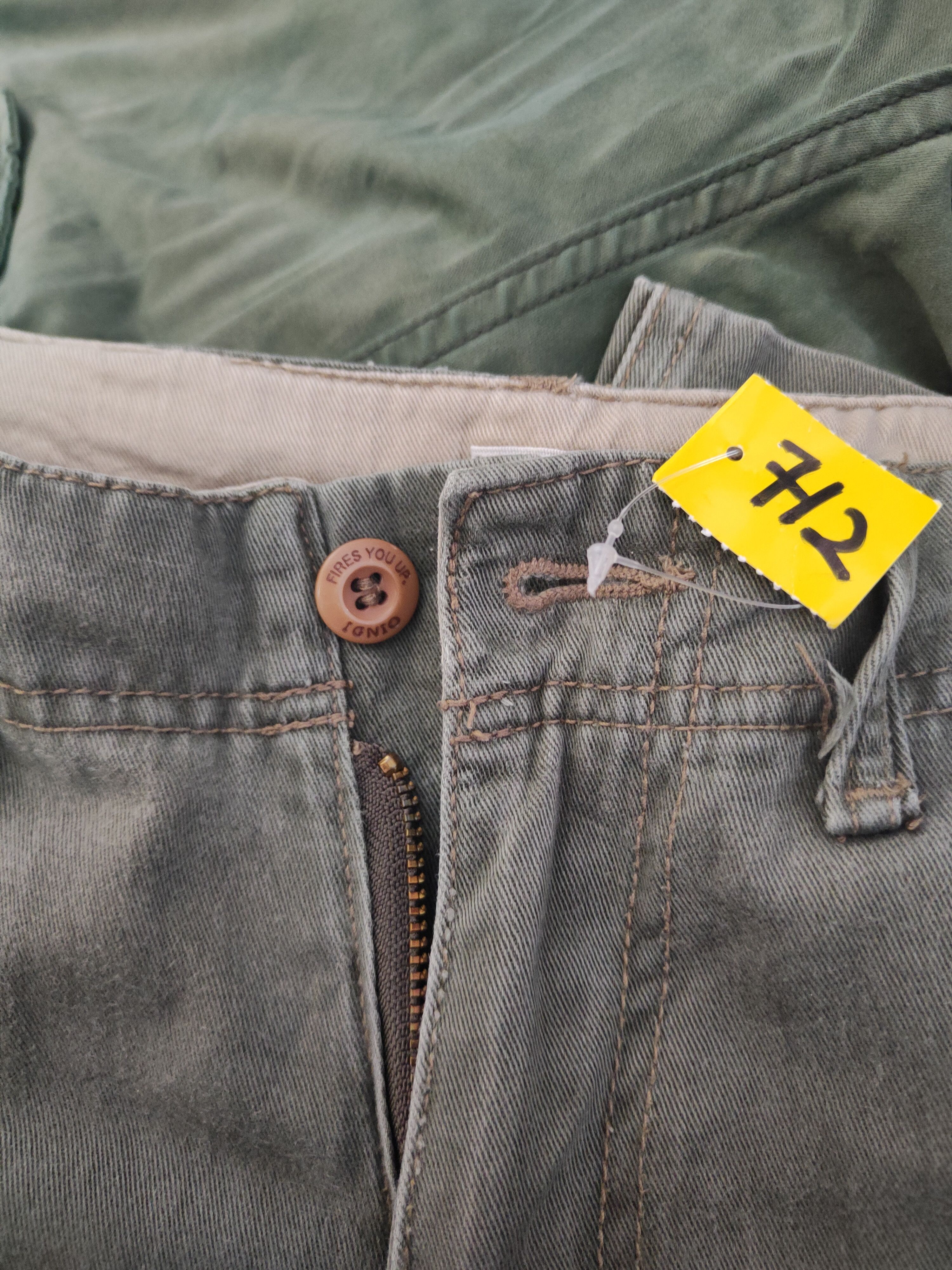 Japanese Brand DLL Ignio Green Multipocket Tactical Cargo Pants #712 Size US 31 - 14 Thumbnail