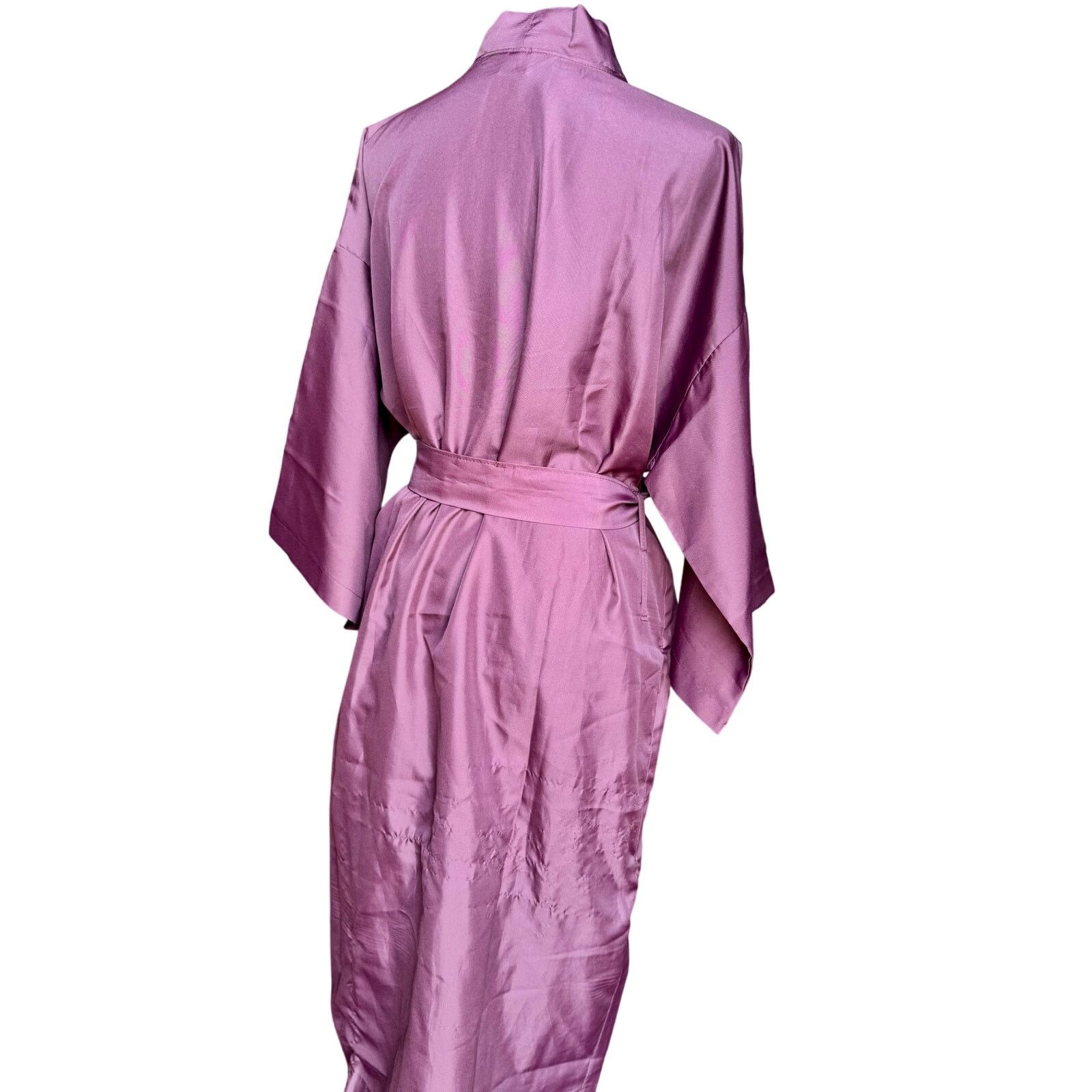 Dior Dior Stylish Purple Kimono Robe with Pockets Size ONE SIZE - 7 Thumbnail
