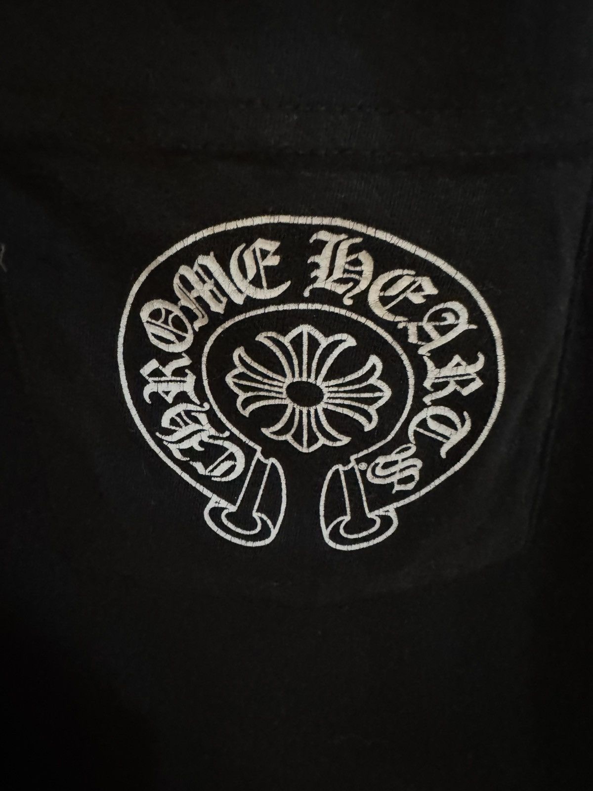 Chrome Hearts Chrome Hearts Black Short Sleeve Horseshoe Size US S / EU 44-46 / 1 - 4 Thumbnail