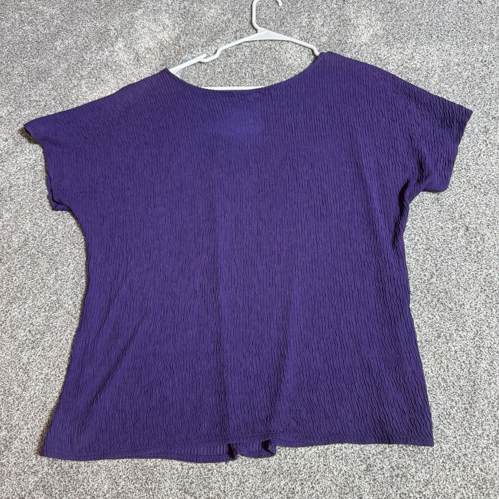 Other Vintage 90s Jessica Michelle Top Women 20W Plus Crinkled USA Size 3XL / US 20-22 - 6 Thumbnail