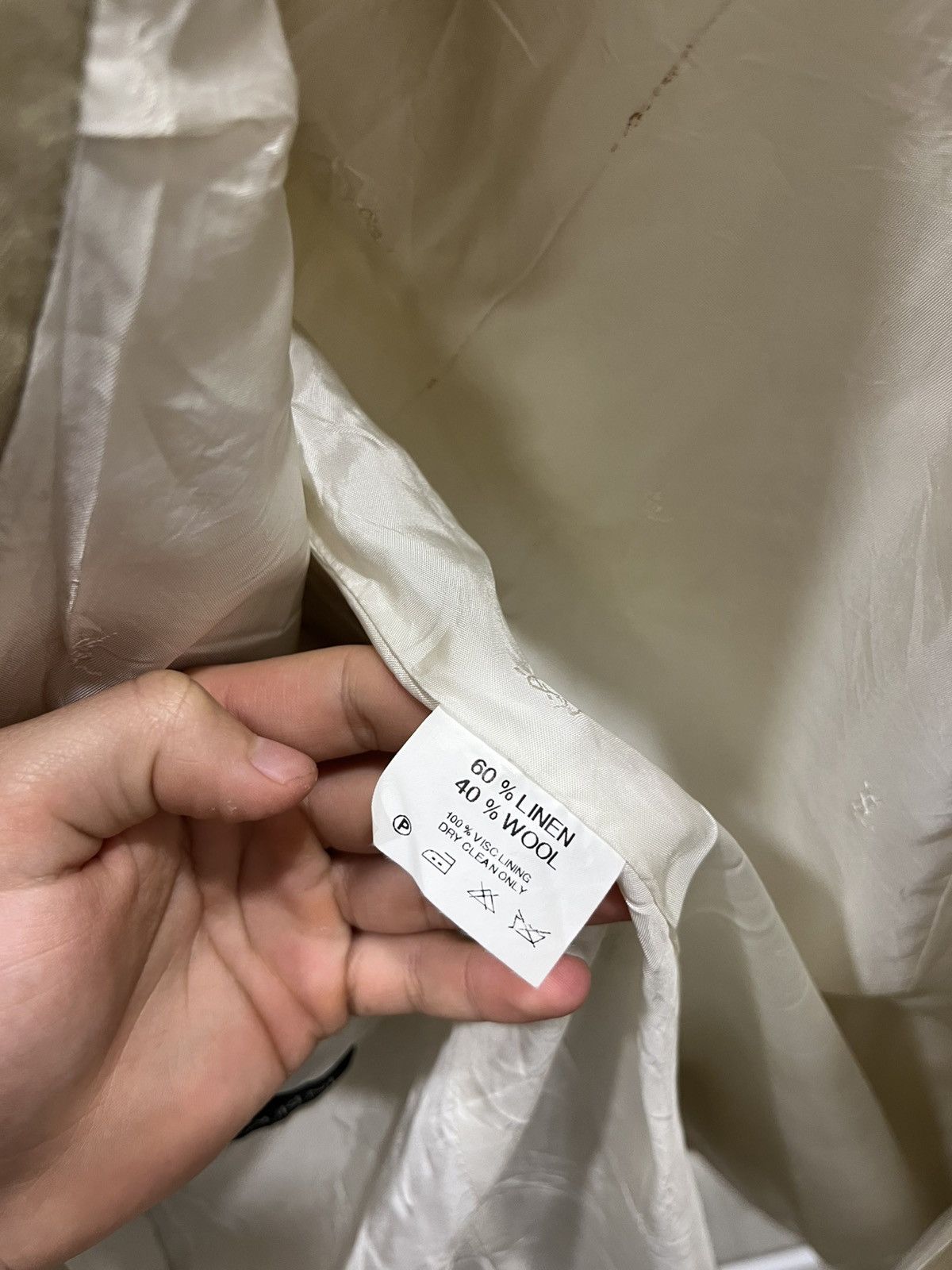 Vintage Yves Saint Laurent Jacket Vintage Wool Size 50R Size 50R - 9 Thumbnail