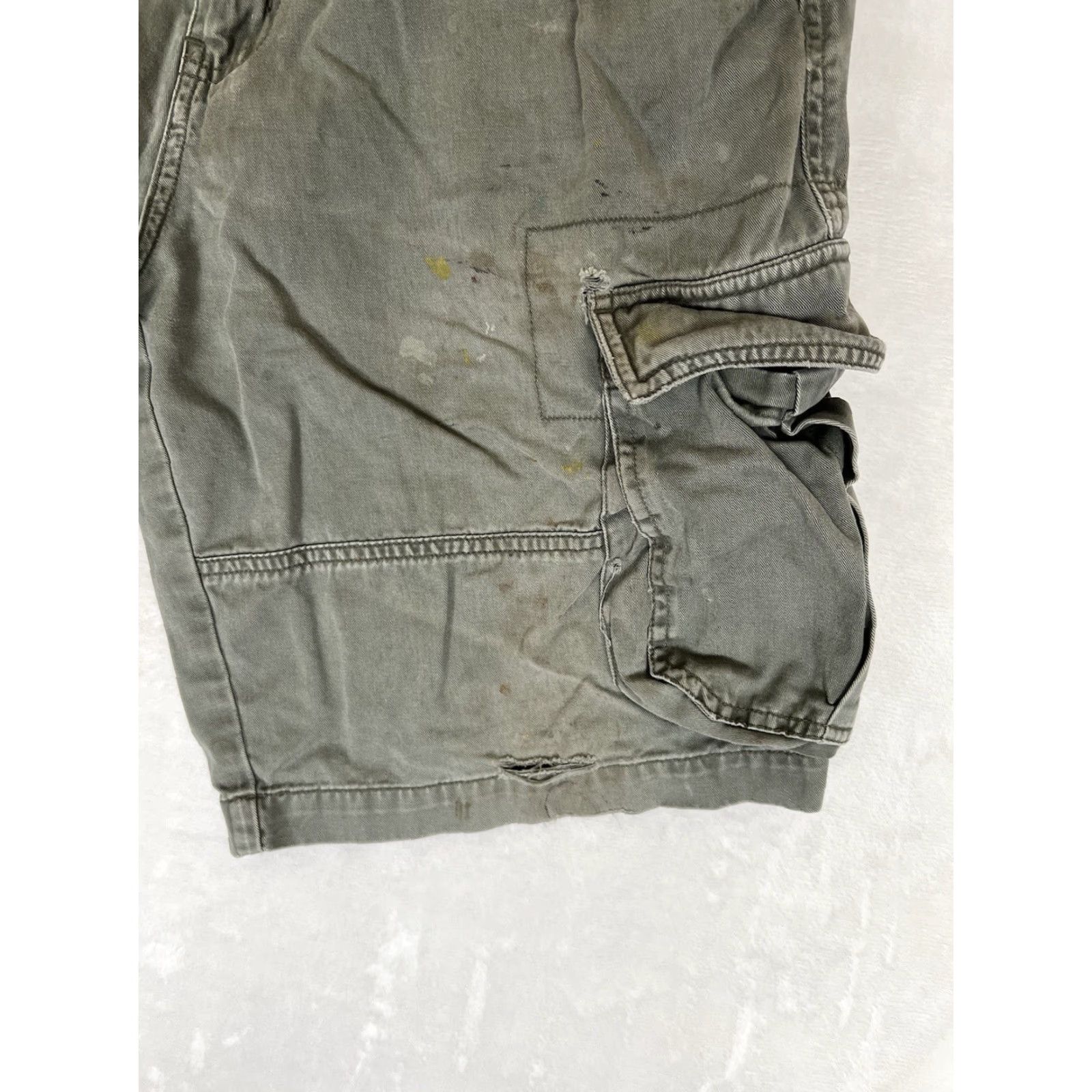 Sideout VINTAGE Sideout Cargo Shorts Men 32 Green Grunge 90s Beach CARGO Shortss Size US 32 / EU 48 - 5 Thumbnail