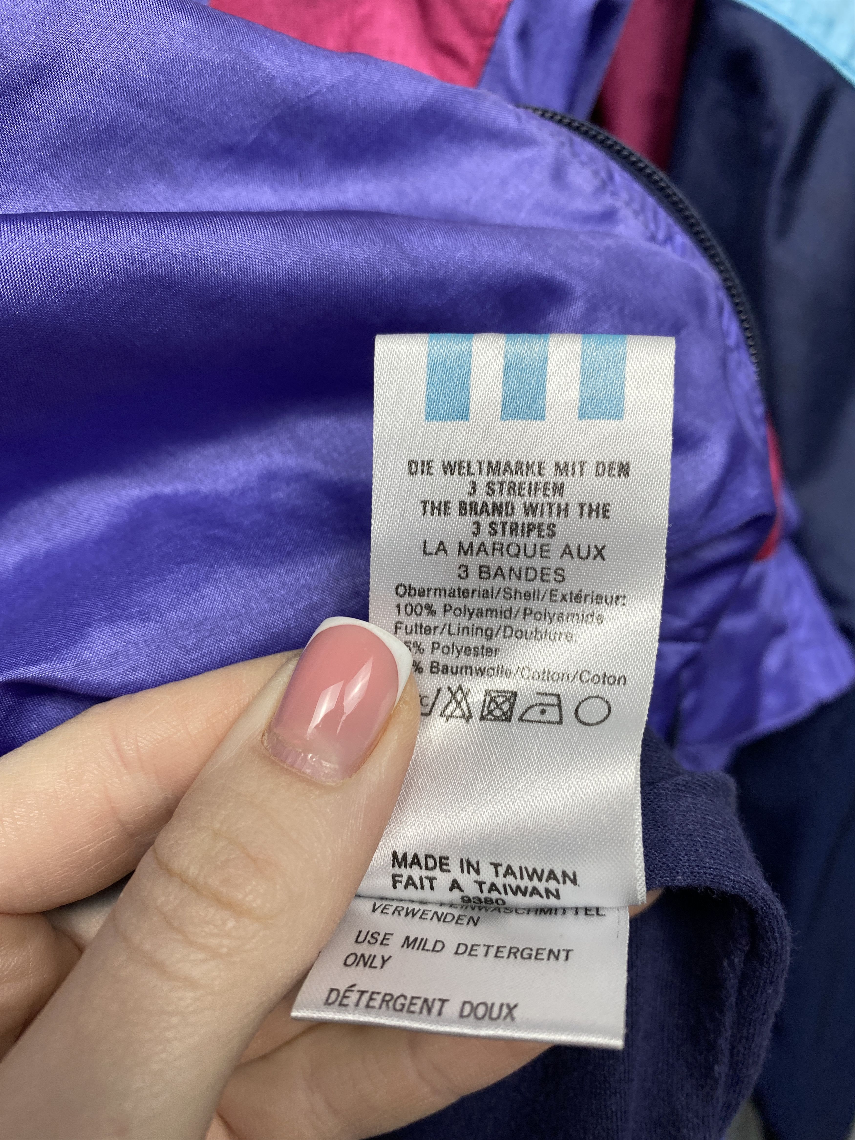 Adidas × Vintage Adidas 90s Vintage Mens Nylon Track Top Jacket Size US XL / EU 56 / 4 - 11 Thumbnail