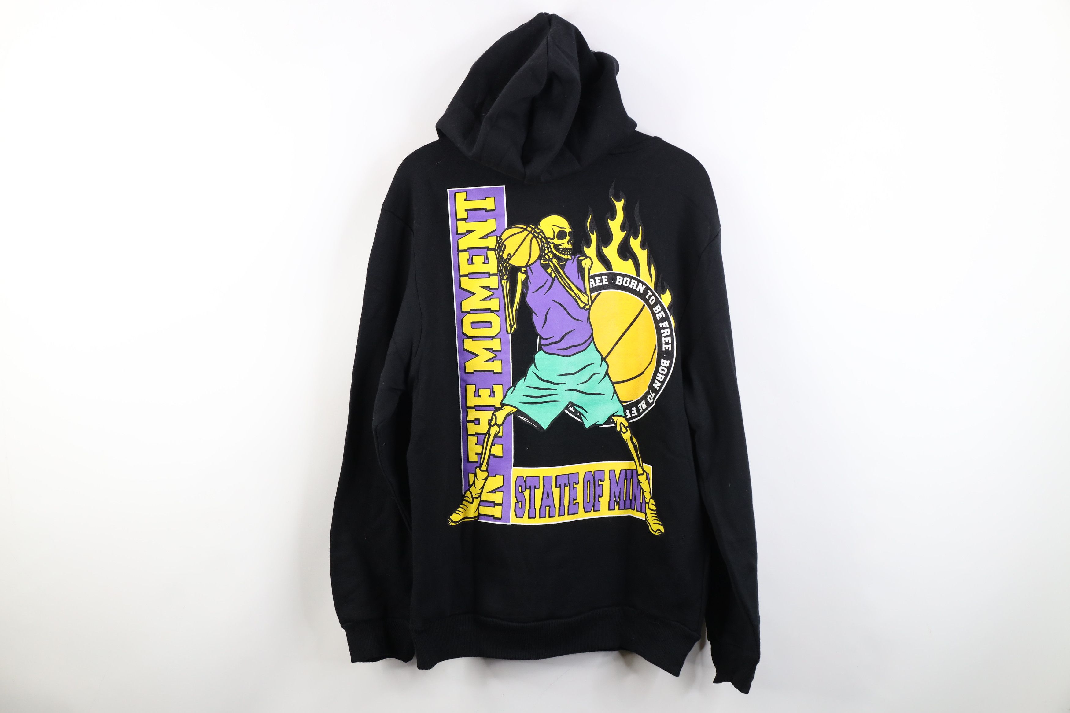 Vintage Deadstock Vintage Y2K Streetwear Basketball Skeleton Hoodie Size US S / EU 44-46 / 1 - 14 Thumbnail