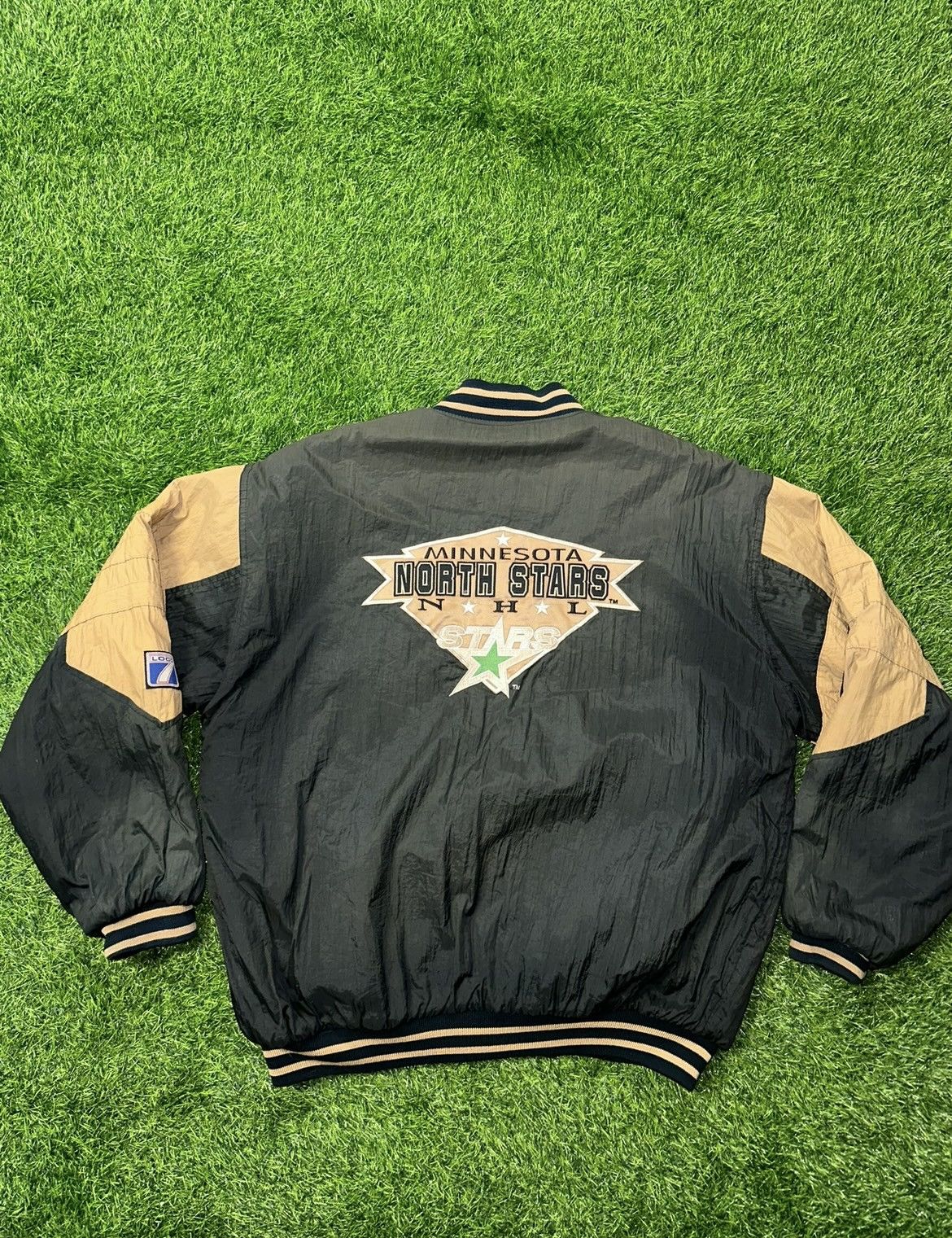 NHL × Vintage Vintage Nhl Logo 7 Minnesota North Stars Jacket Size Large Size US L / EU 52-54 / 3 - 2 Thumbnail