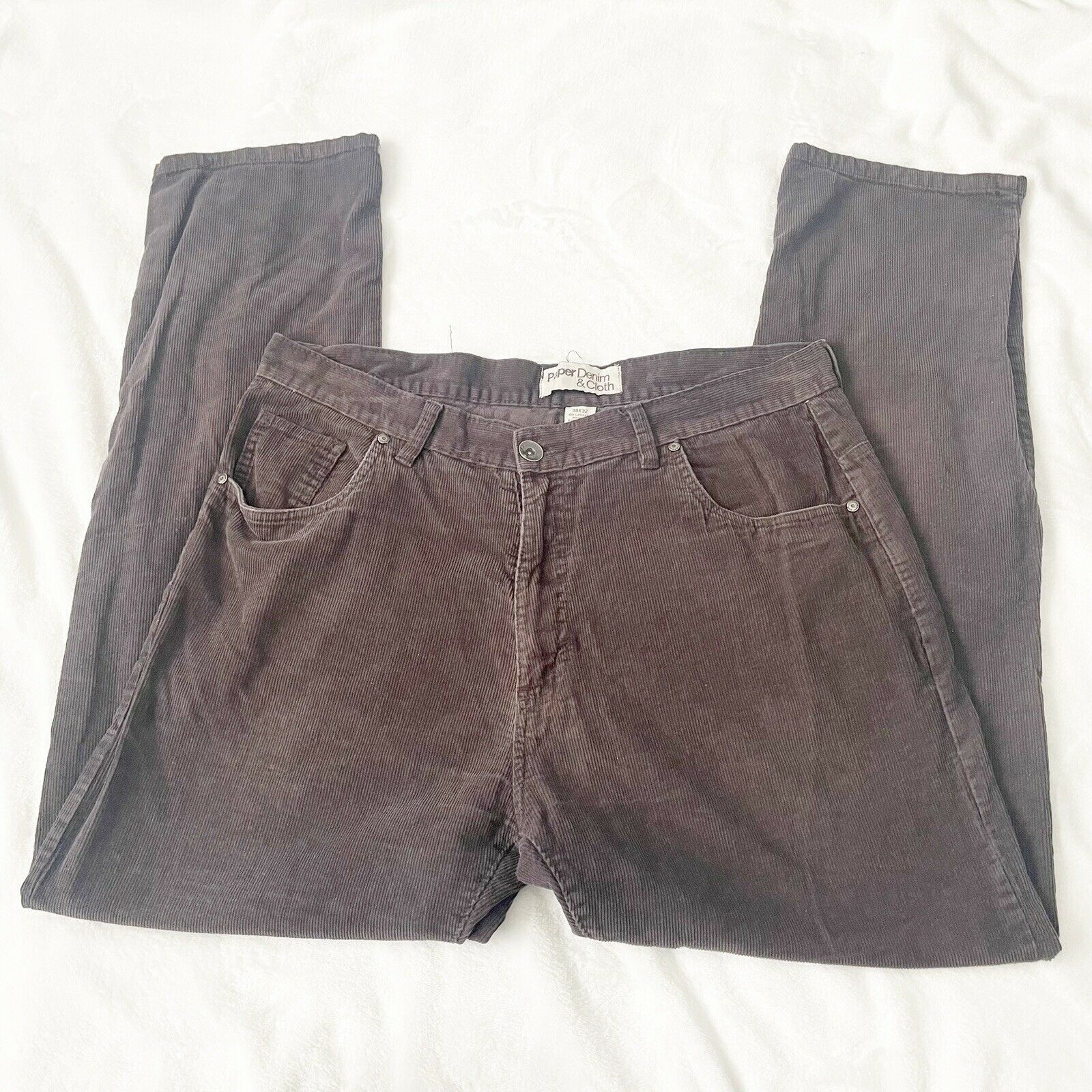 Paper Denim & Cloth paper denim & cloth brown corduroy pants Jeans 38x30 Cotton Size US 38 / EU 54 - 5 Thumbnail
