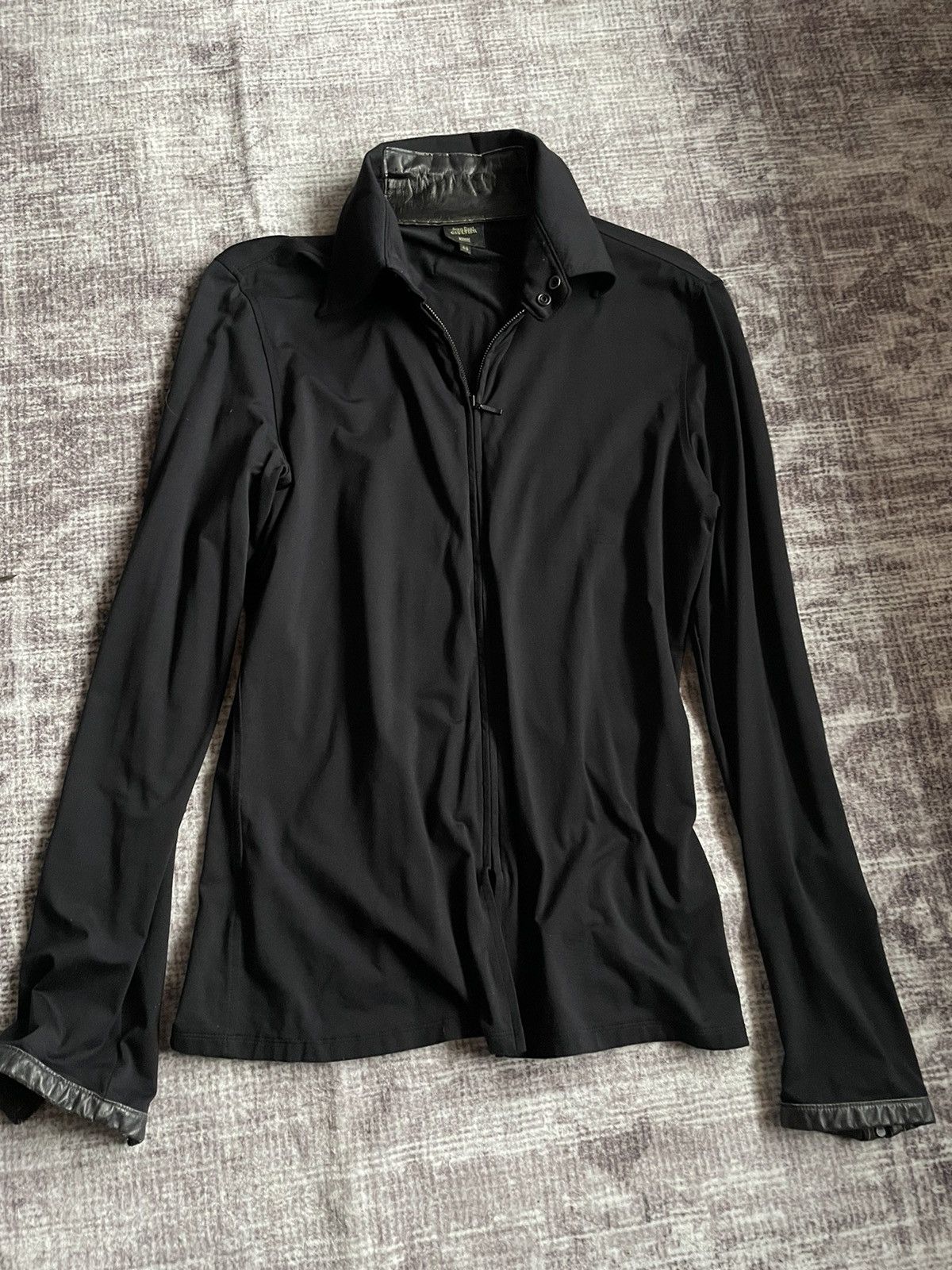 Jean Paul Gaultier Jean Paul Gaultier Homme Leather Zip Long Sleeve Shirt Size US M / EU 48-50 / 2 - 24 Thumbnail