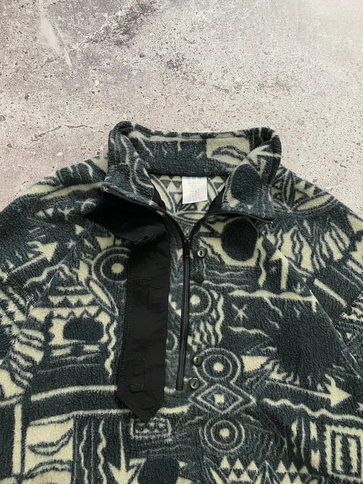 Adidas ADIDAS VINTAGE 90s AZTEC POLAR FLEECE Size US M / EU 48-50 / 2 - 4 Thumbnail