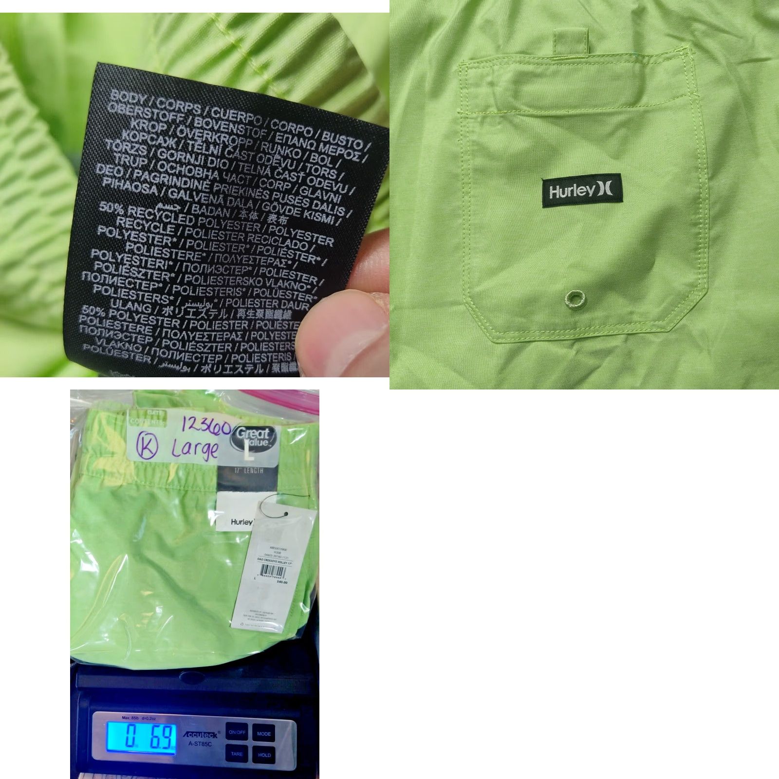 Hurley VINTAGE? None. Size US 33 - 9 Thumbnail