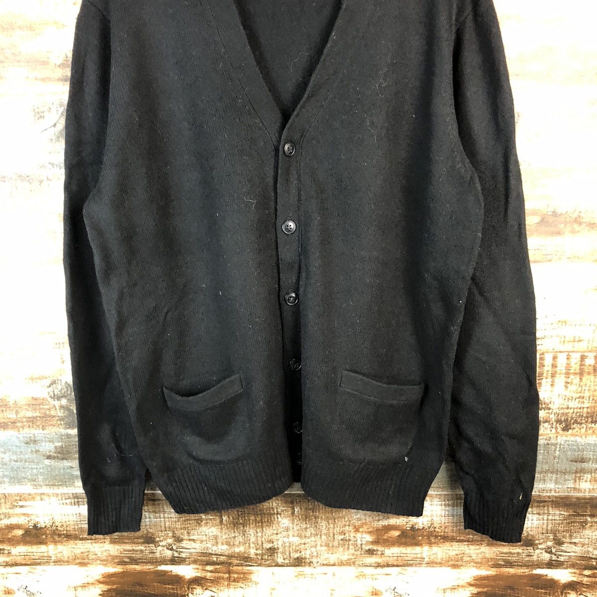 Uniqlo DL Uniqlo Black Mohair Cardigan Knitwear #C439 Size US XL / EU 56 / 4 - 3 Thumbnail