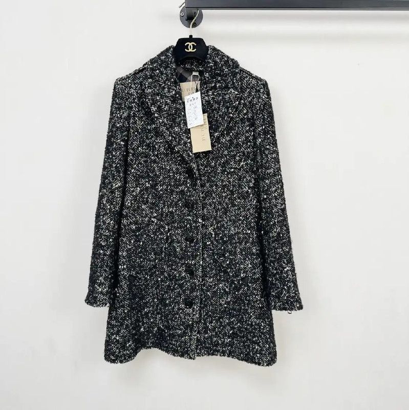 Burberry Burberry Women’s Gray Wool Coat Size S / US 4 / IT 40 - 1 Thumbnail