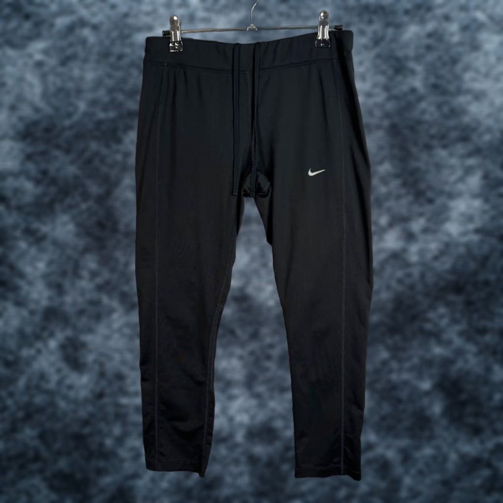Nike Nike Womens Tights Activewear Pants Nike Dri-FIT Polyester Spandex Black Size M Size ONE SIZE - 1 Thumbnail
