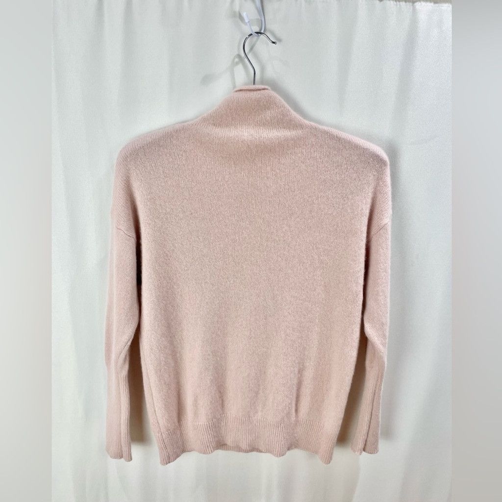 Other Babaton Bow Pink 100% Cashmere Mock Neck Sweater Size S Size S / US 4 / IT 40 - 3 Thumbnail