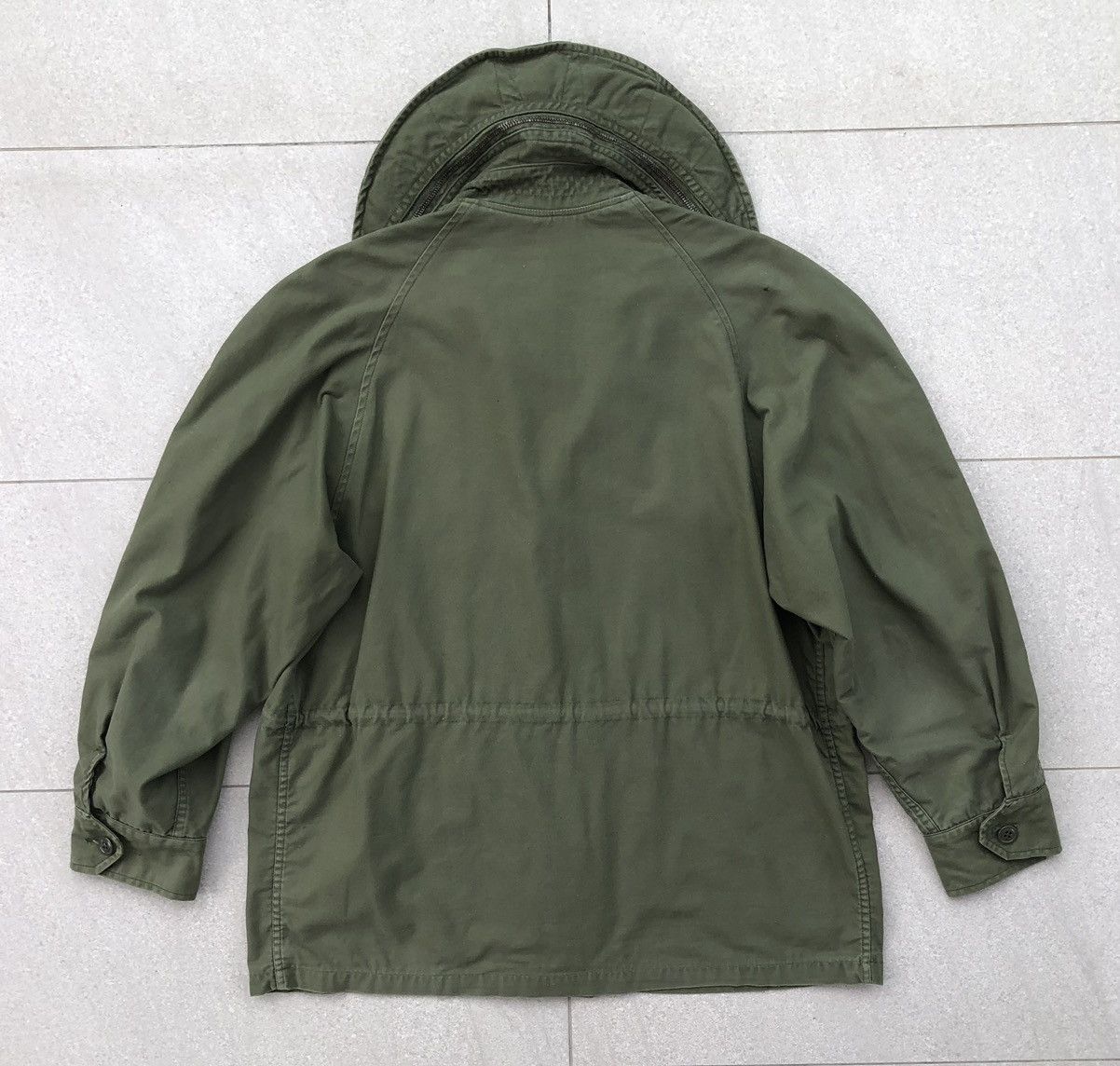Vintage VTG Army USAF Field Jacket, Wind Resistant, Vietnam War 1966 Size US L / EU 52-54 / 3 - 4 Thumbnail