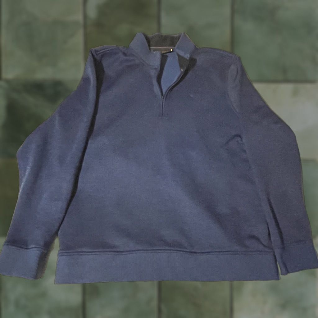 Under Armour Under Armour Golf UA Storm Pull Over 1/4 Zip Sweater Men's Large Blue Size US L / EU 52-54 / 3 - 1 Thumbnail